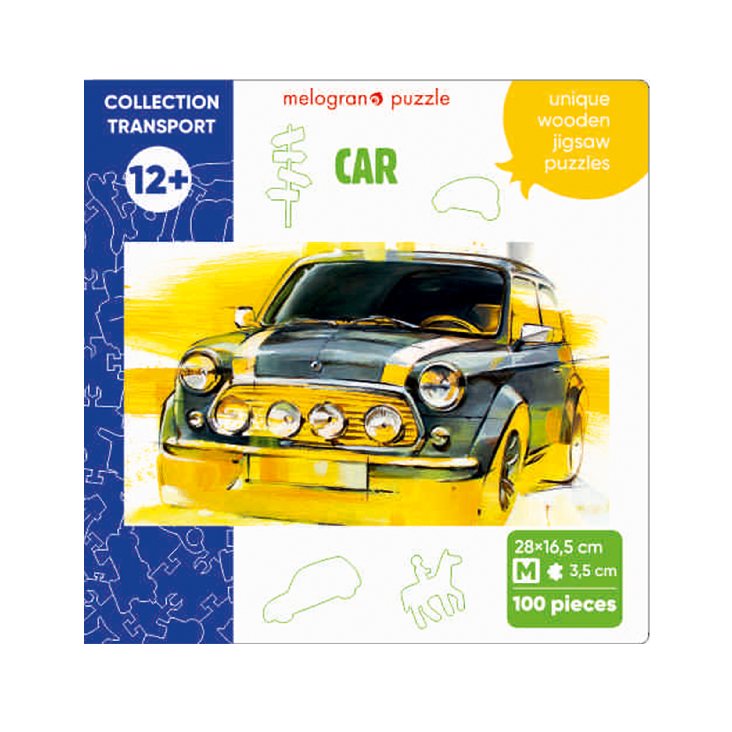 Пазл 1TOY Мини автомобиль деревянный - фото 3