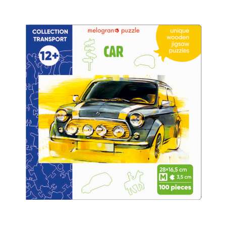 Пазл 1TOY Мини автомобиль деревянный