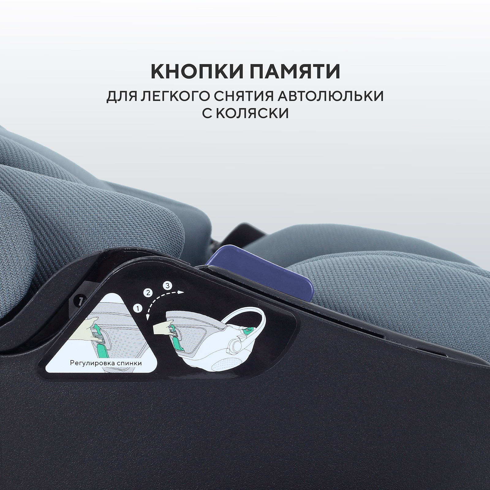 Автокресло Rant ASTER zero 0 (0 -13 кг) серый - фото 15