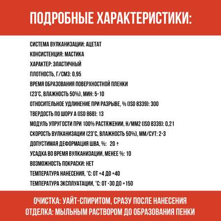Герметик КЛИМЫЧ силиконовый санитарный прозрачный