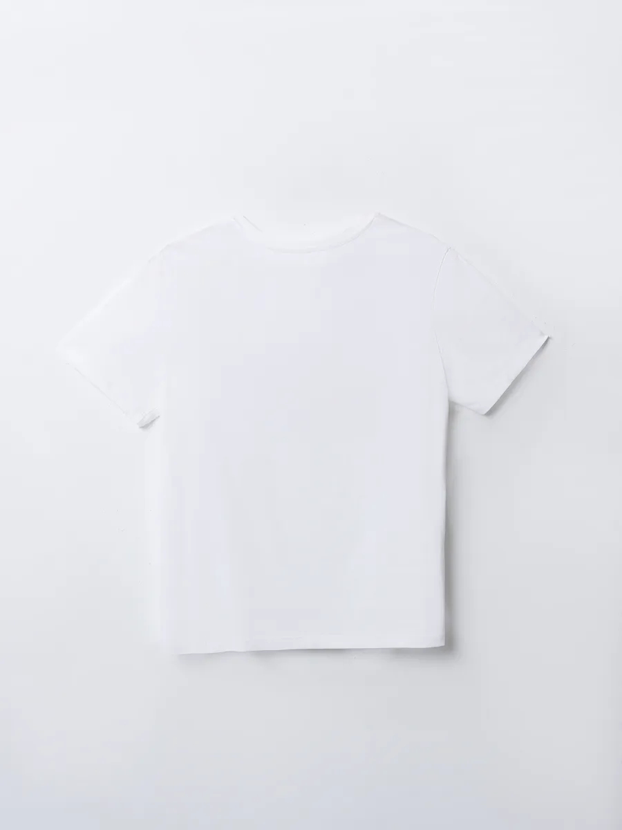 Футболка Mark Formelle (Марк Формэль) 113451/белый +печать4 - фото 6