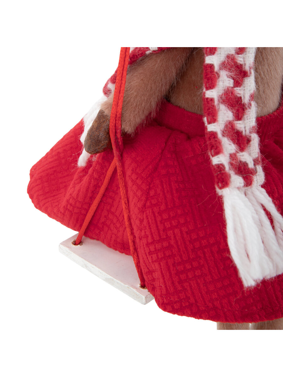 Украшение новогоднее Золотая сказка Олененок на качелях на стену и елку для дома и офиса - фото 8