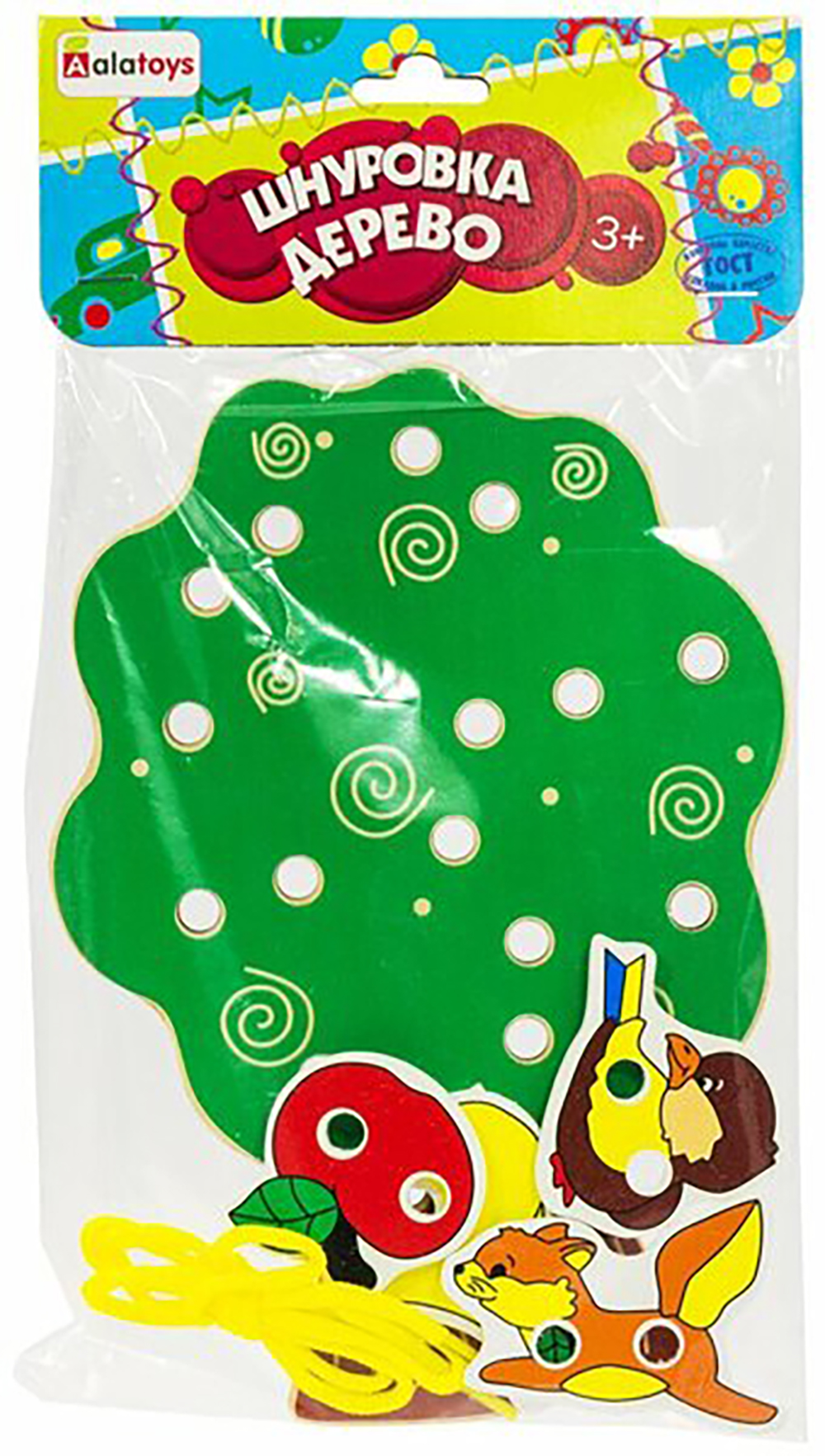 Игрушка Alatoys сортер Дерево - фото 4