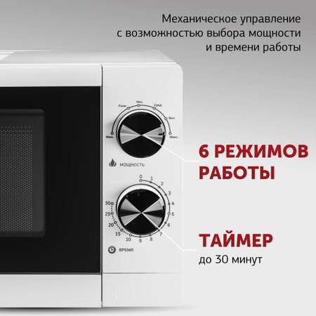 Микроволновая печь StarWind Smw 4020 700Вт 20л белый