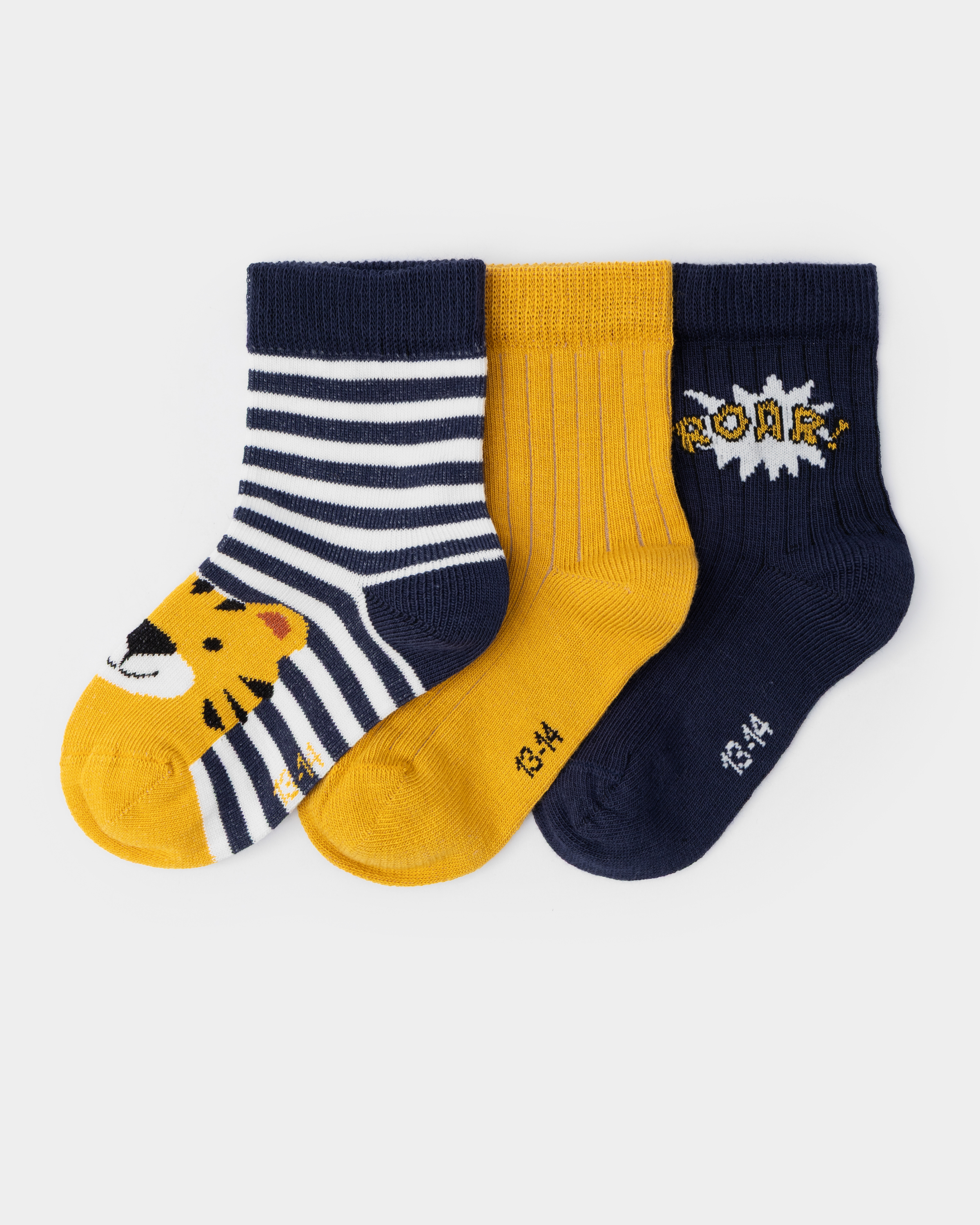 Носки 3 пары BabyGo S26BG2-Д5-734ib-43 - фото 1