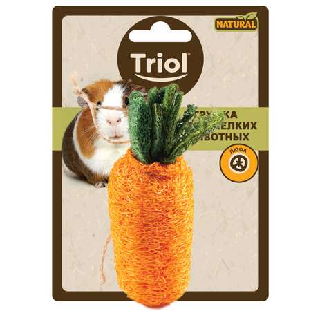 Игрушка для мелких животных Triol Natural Морковь