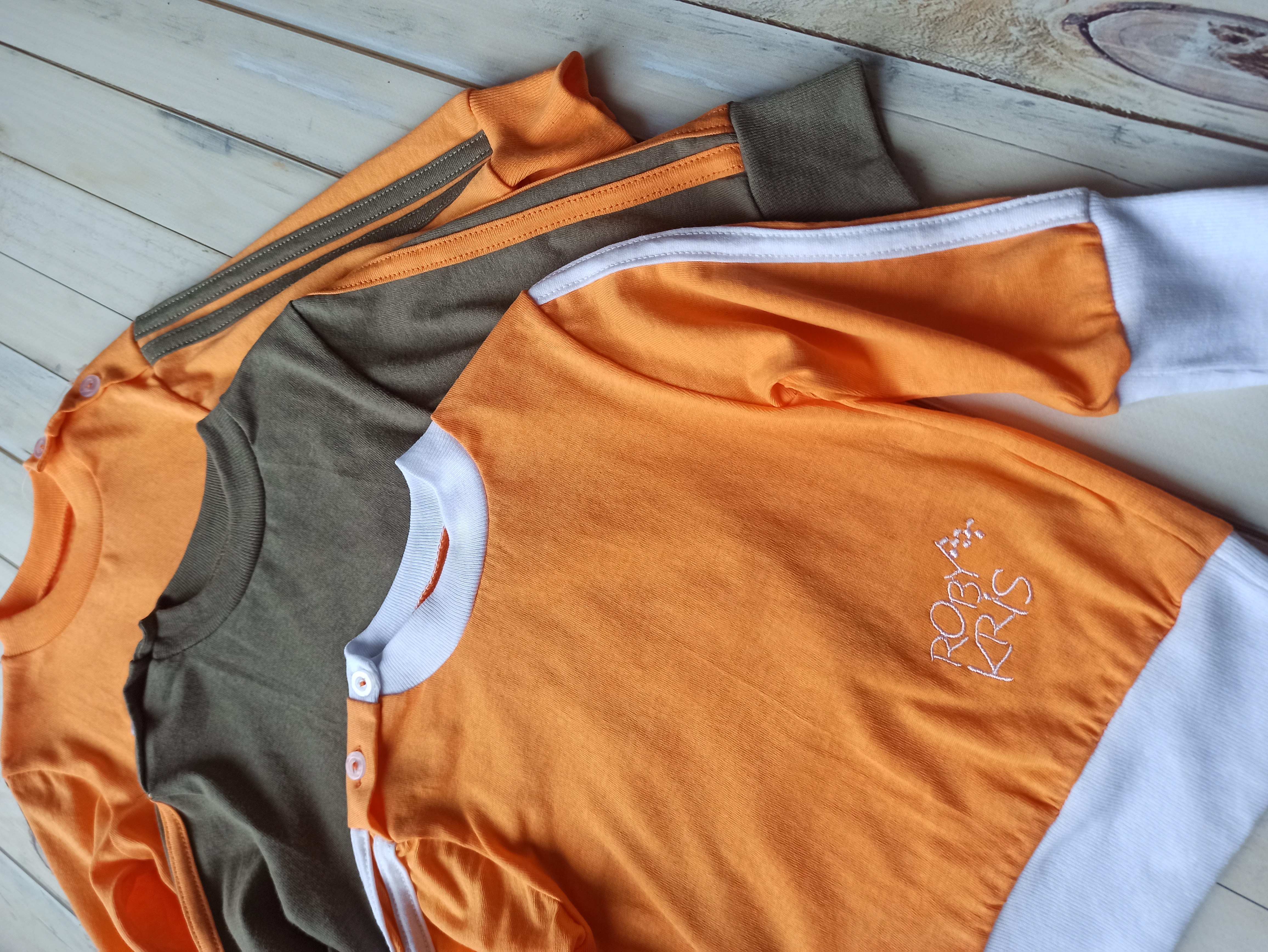 Свитшот 3 шт RobyKris 3-46-17_оранж - фото 3