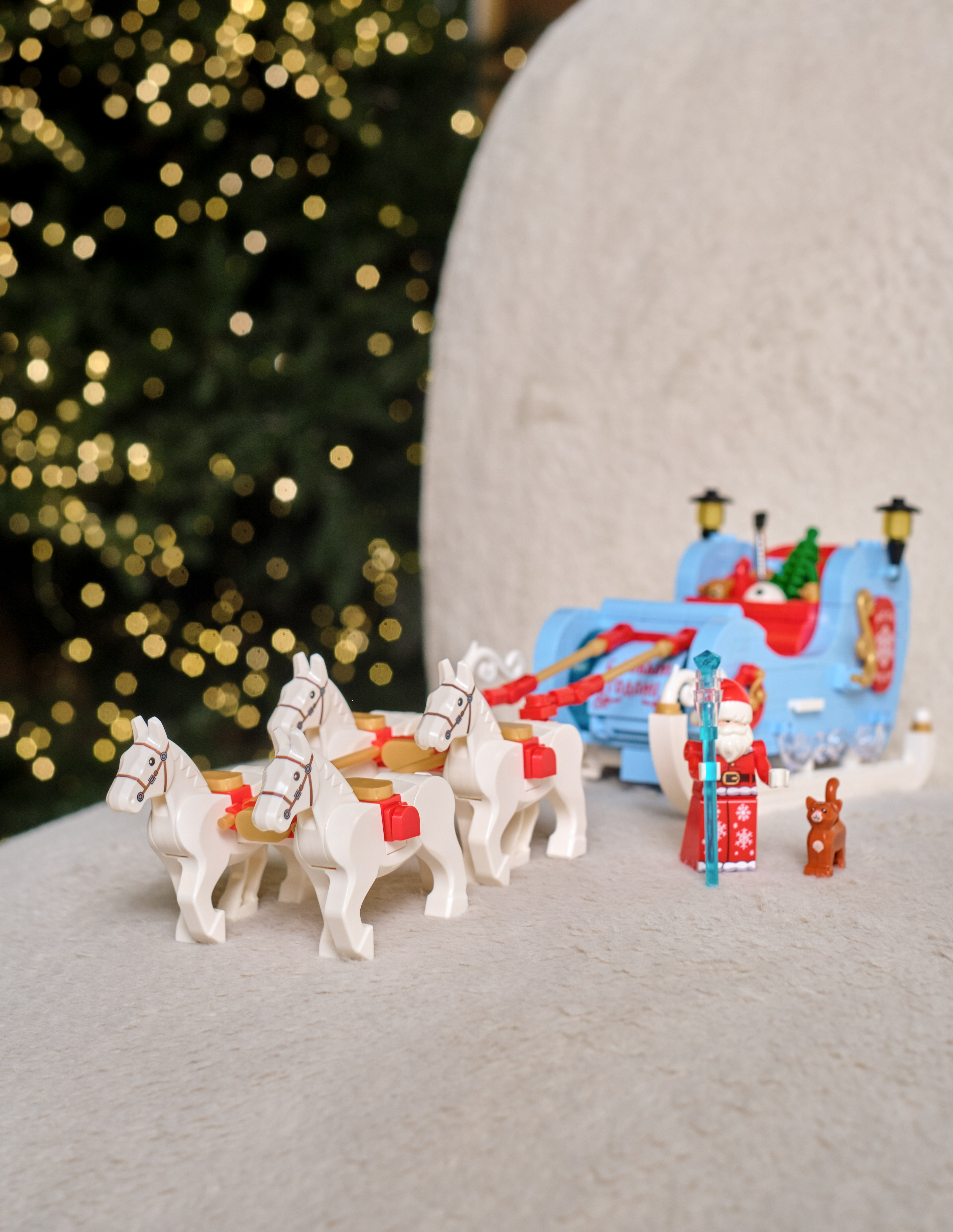 Конструктор brick labs Сани Деда Мороза 359 дет. - фото 10