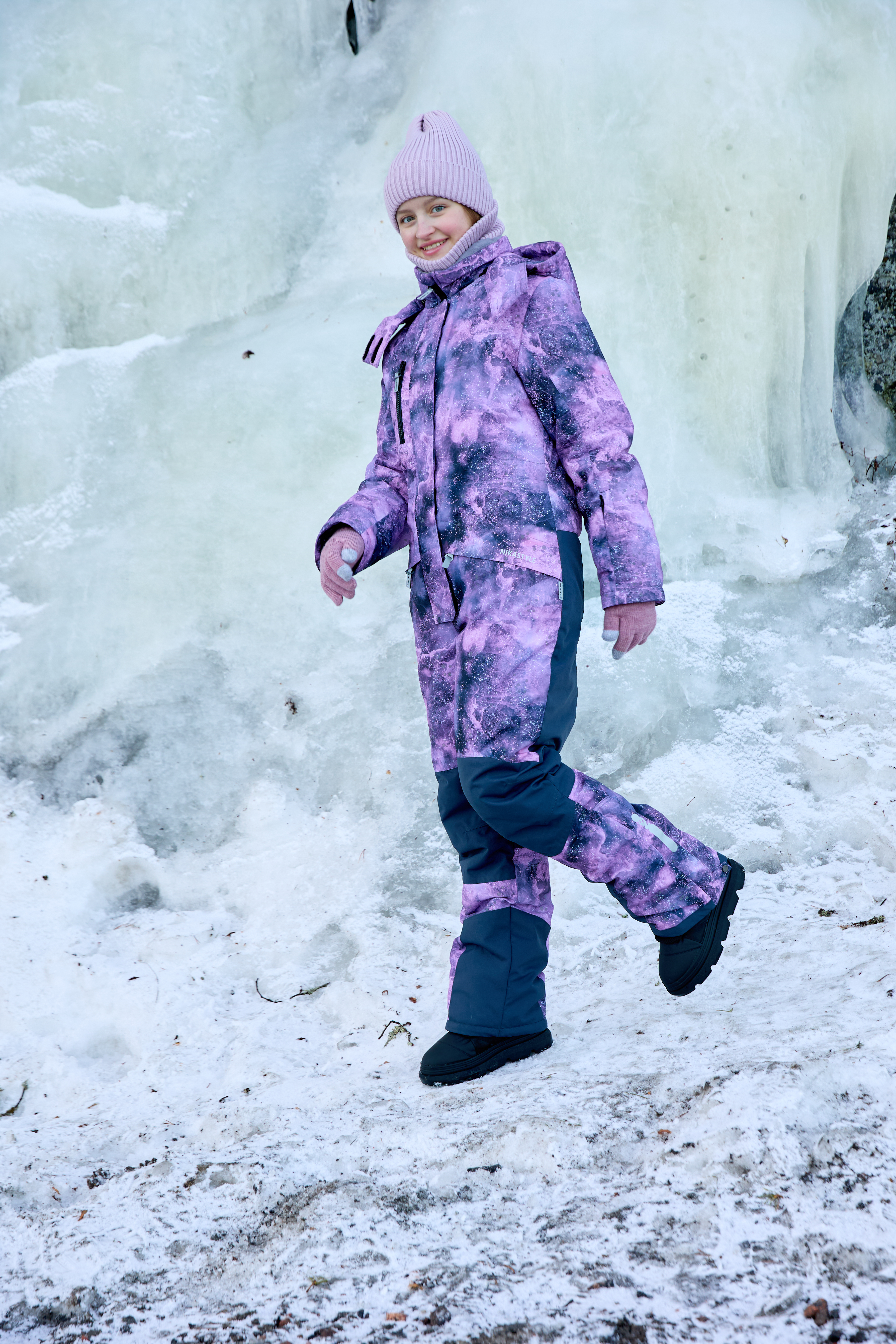 Комбинезон NIKASTYLE 8з3625 сухая роза/графит - фото 15