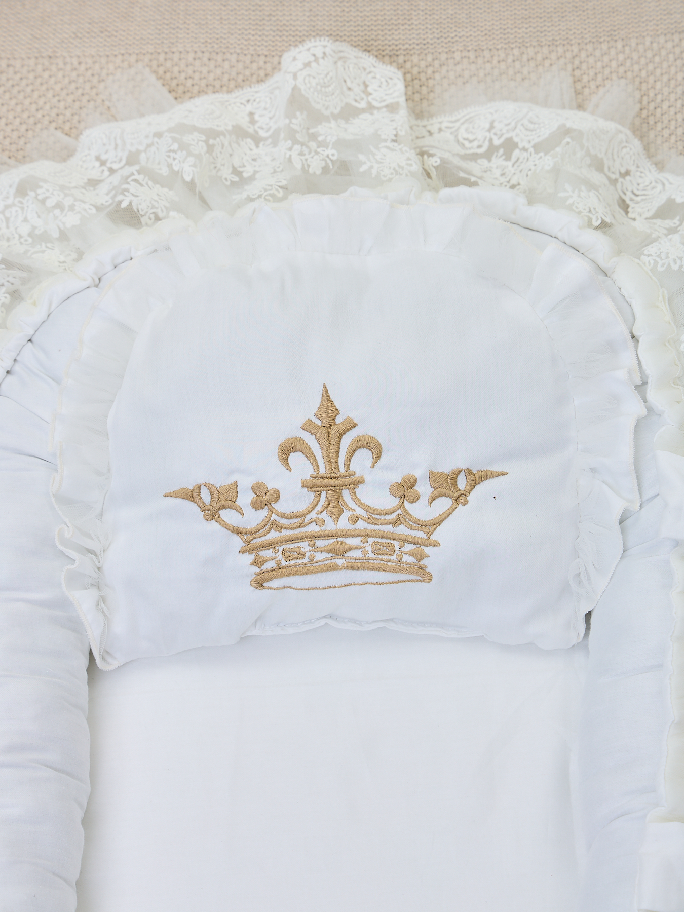 Конверт пеленальный (кокон) ТОСЯ БОСЯ белый - фото 3