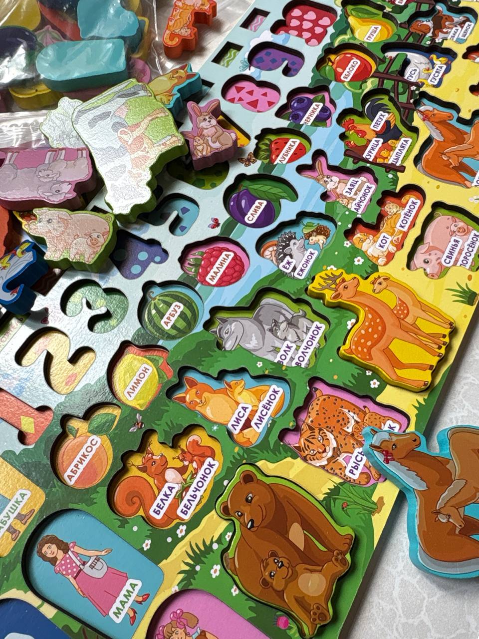 Игрушка ТОТОША бизиборд Развивающая доска Монтессори - фото 8