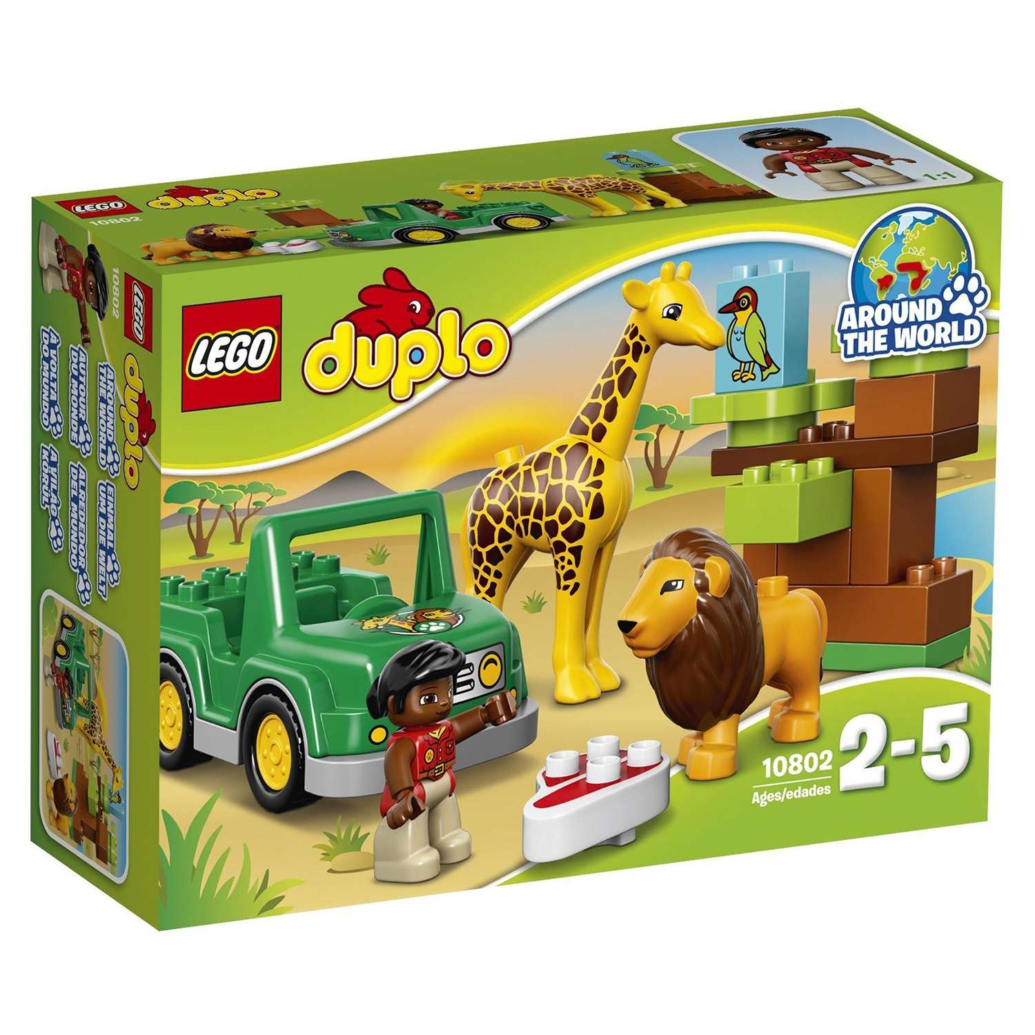 Конструктор LEGO DUPLO Вокруг света: Африка блочный - фото 2