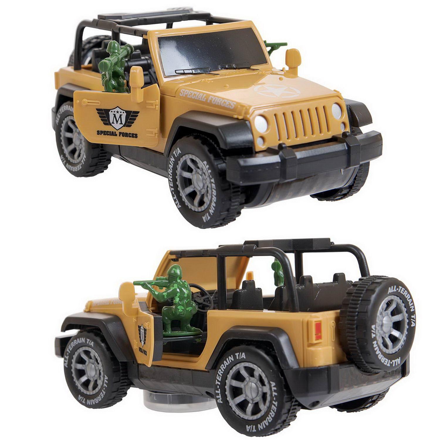 Внедорожник Junfa Jeep WB-02449/желтый - фото 2