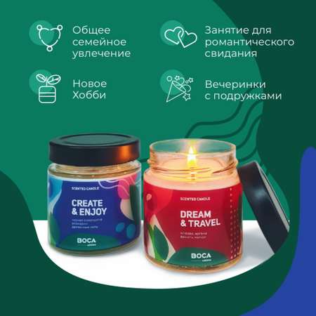 Набор BOCA AROMA Ягодно-древесный свеча