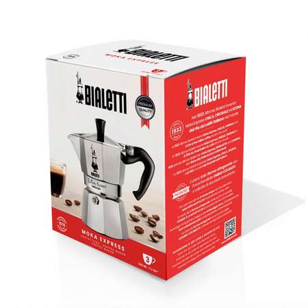 Гейзерная кофеварка BIALETTI Moka Express 3 порции