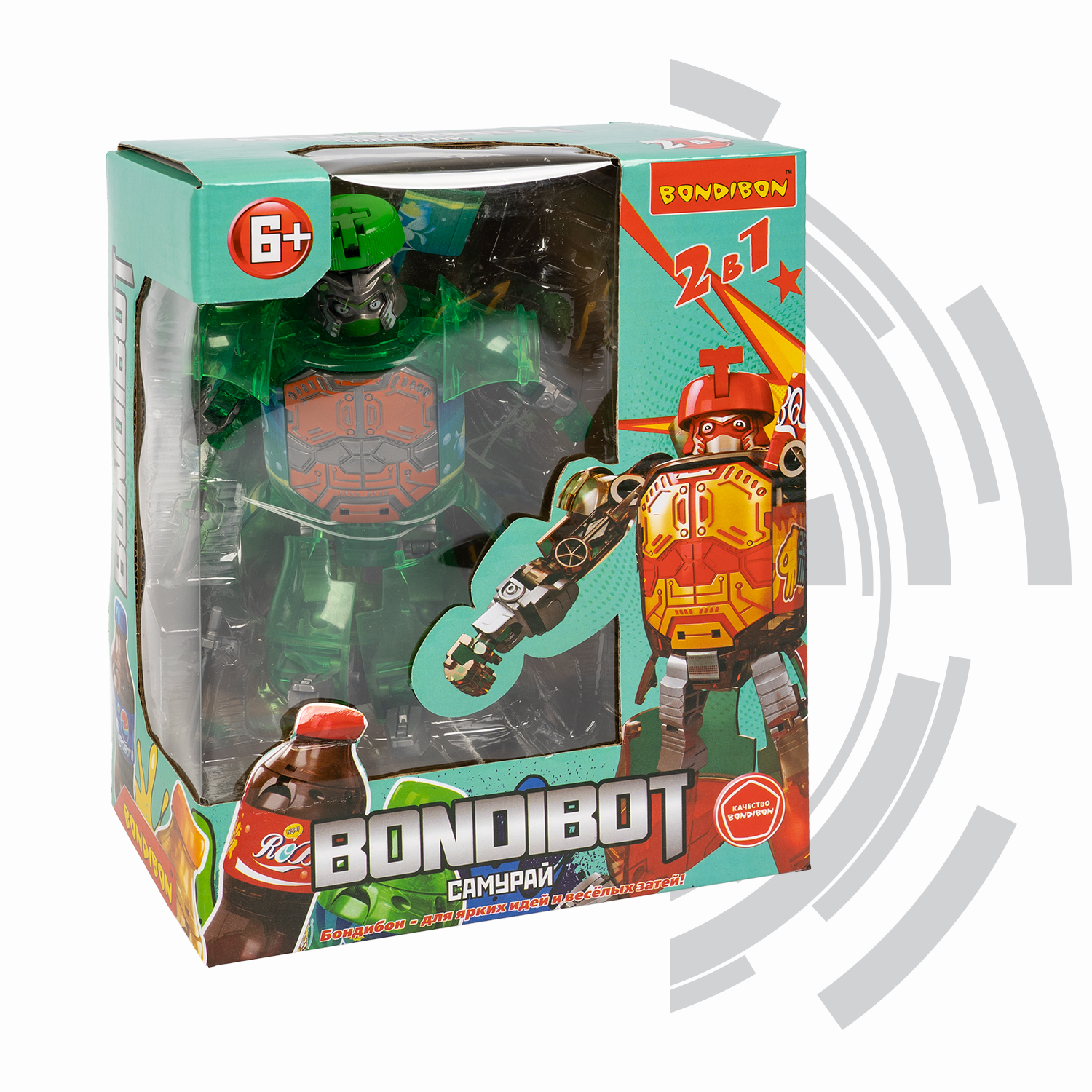 Фигурка Bondibon трансформер Робот Солдат 2в1 - фото 2