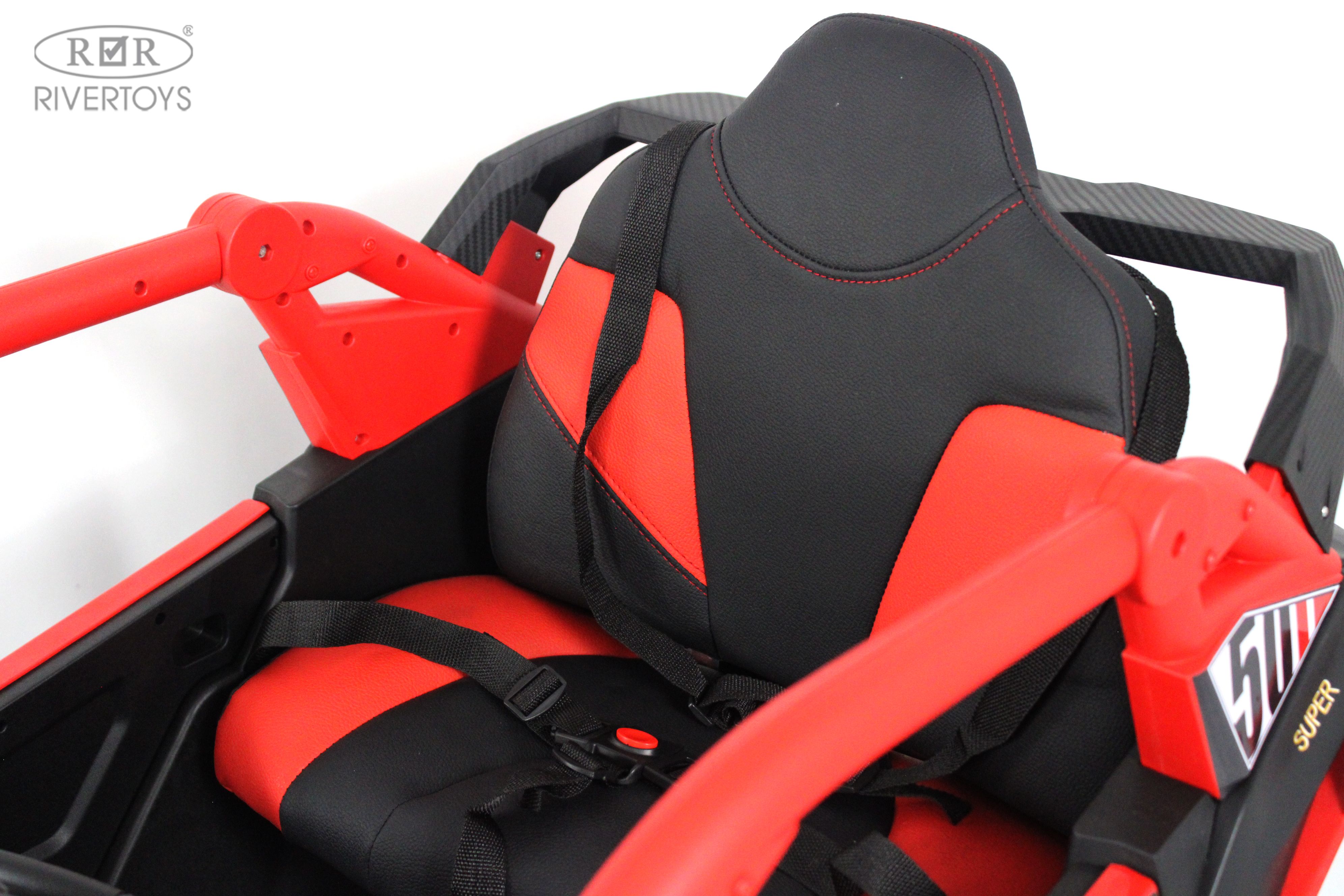 Электромобиль RIVERTOYS Z707ZZ-RED С пультом ДУ - фото 23