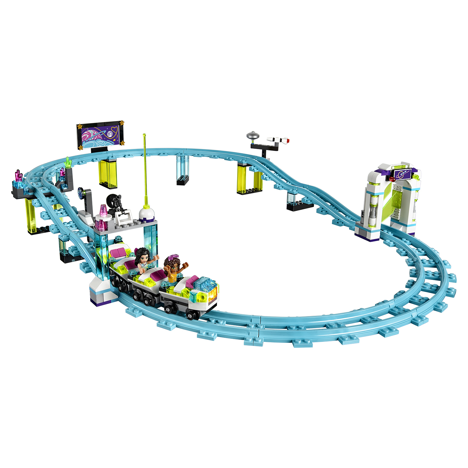 Конструктор LEGO Friends Американские горки блочный - фото 12