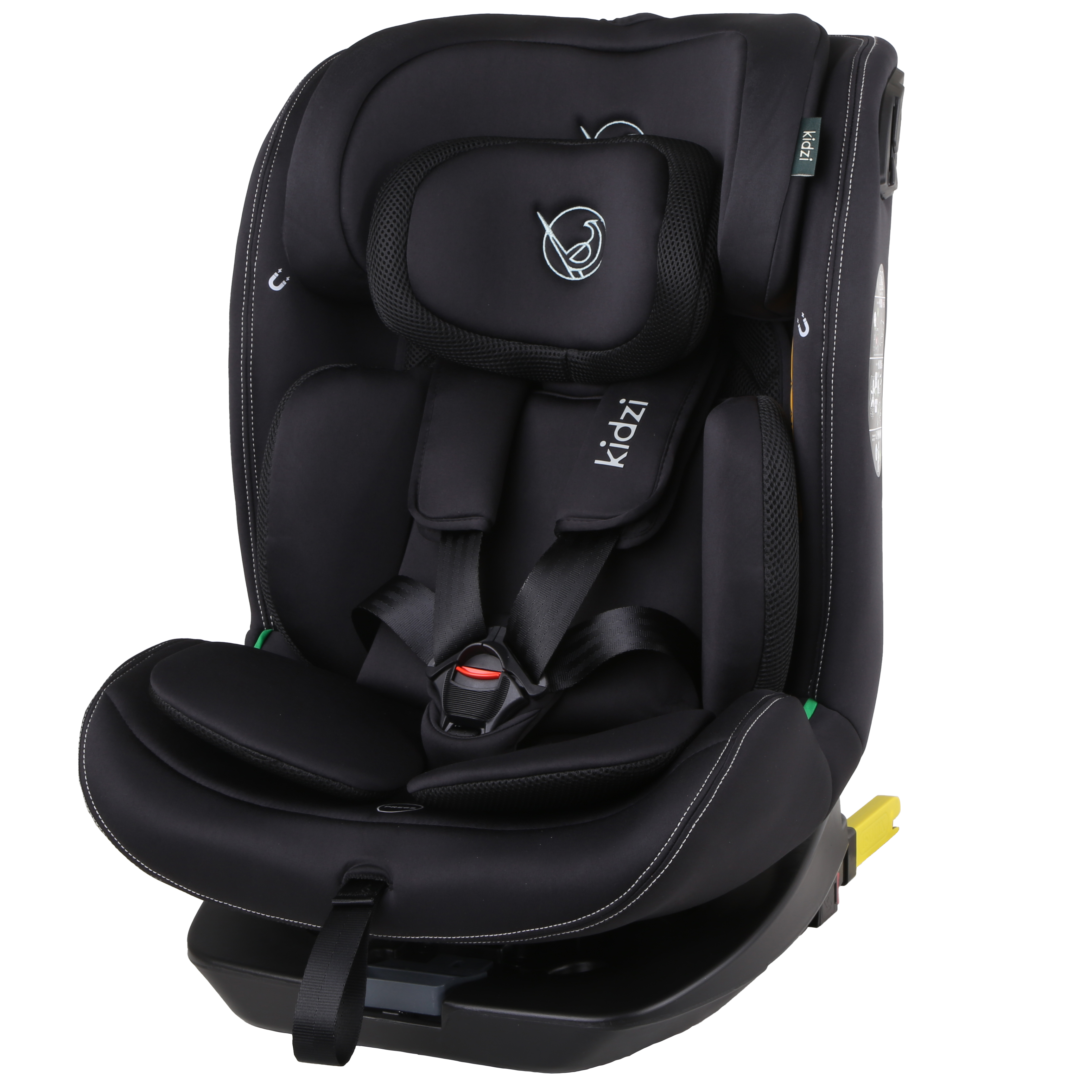Автокресло Kidzi SPIN 360 i-SIZE Isofix 0+/1/2/3 (0-36 кг) черный - фото 9