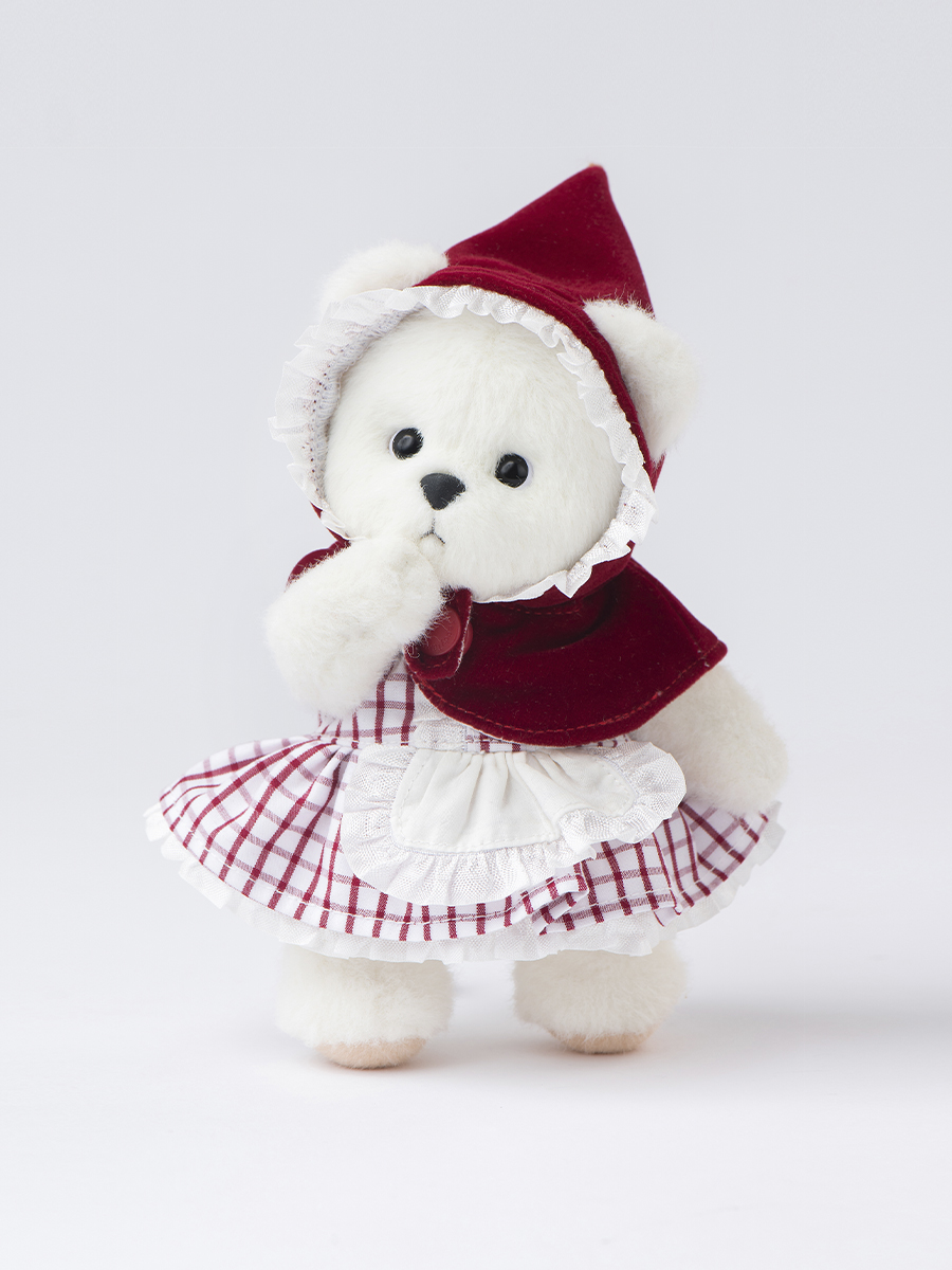 Мягкая игрушка TeddyTales Медведь Красная шапочка - фото 2