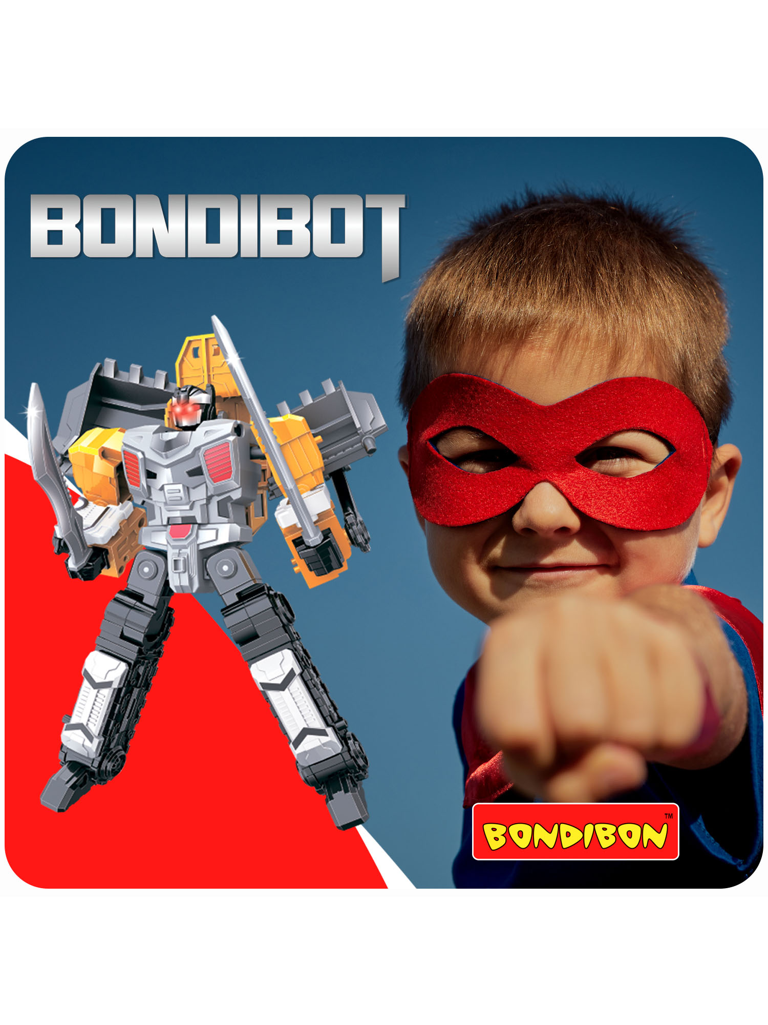 Фигурка Bondibon трансформер Робот Машина 2в1 - фото 11