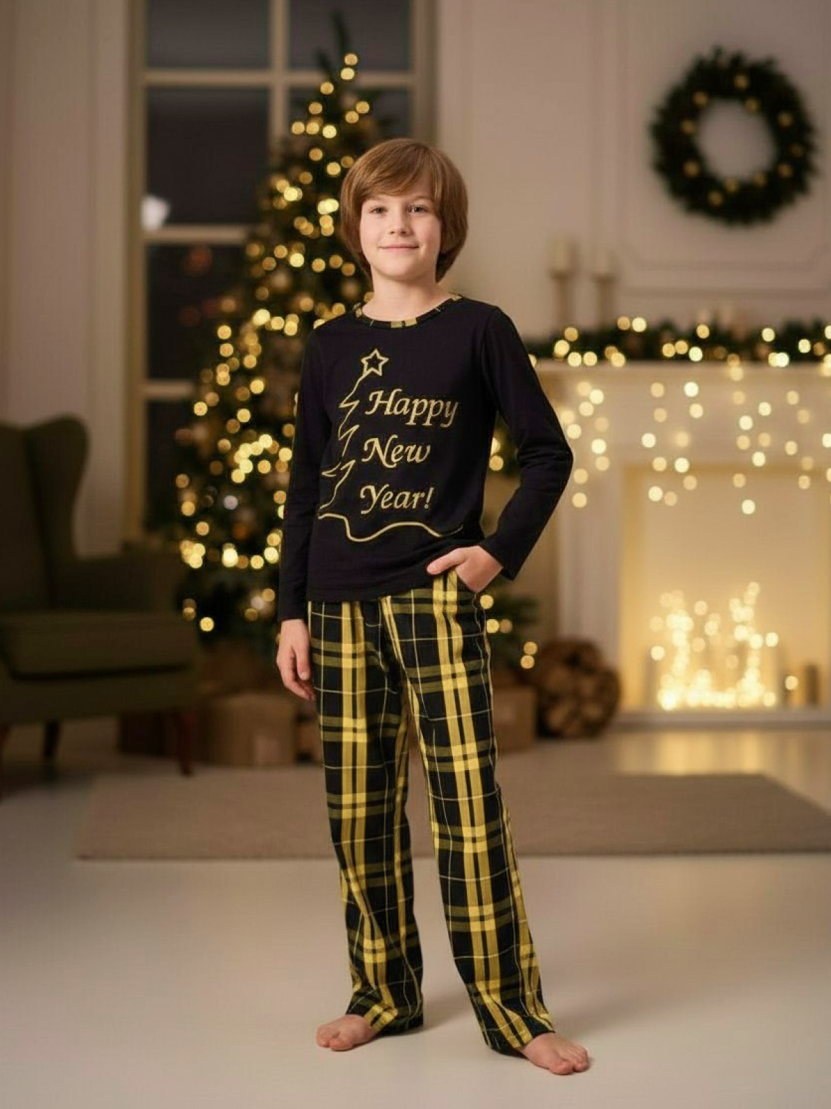 Пижама ДО-Детская Одежда 0405КПрД2/черныйП - фото 9