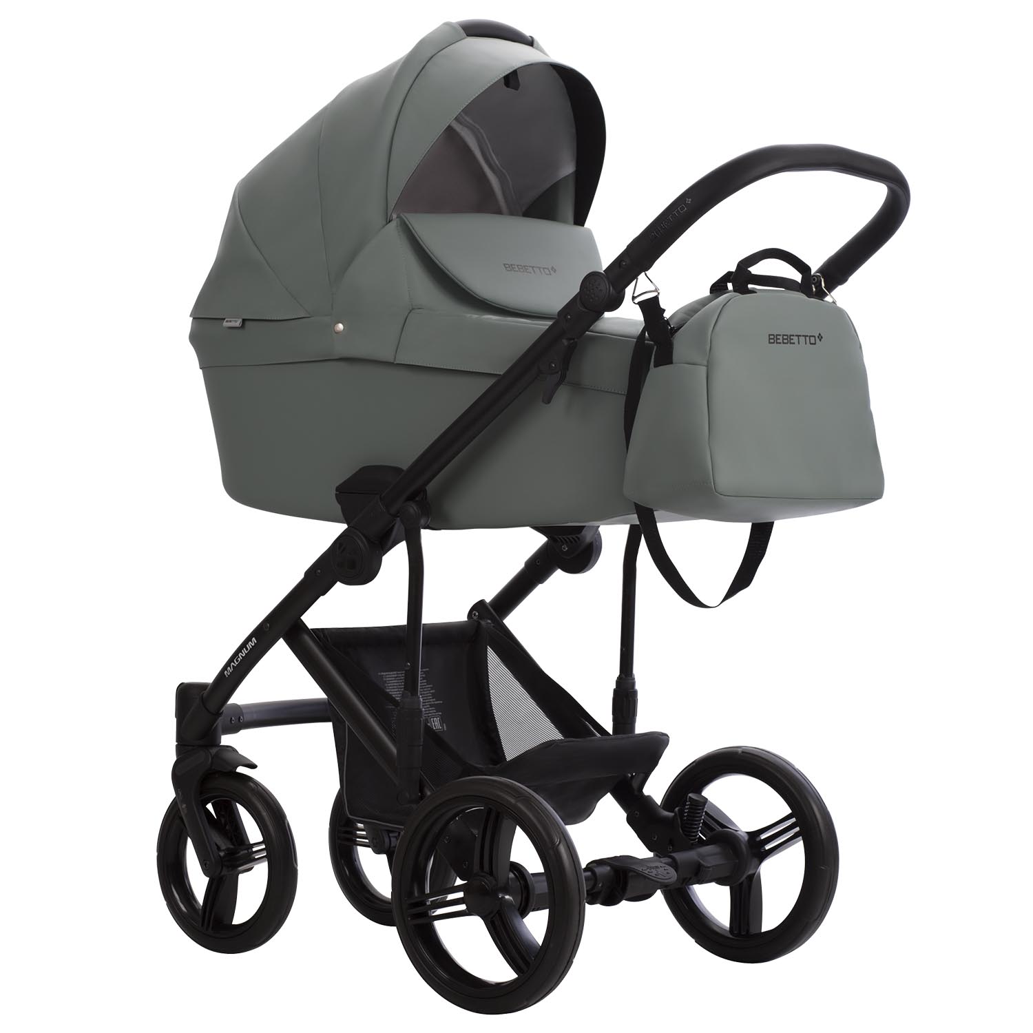 Коляска 2в1 Bebetto Magnum Light Pro бирюзовый - фото 1