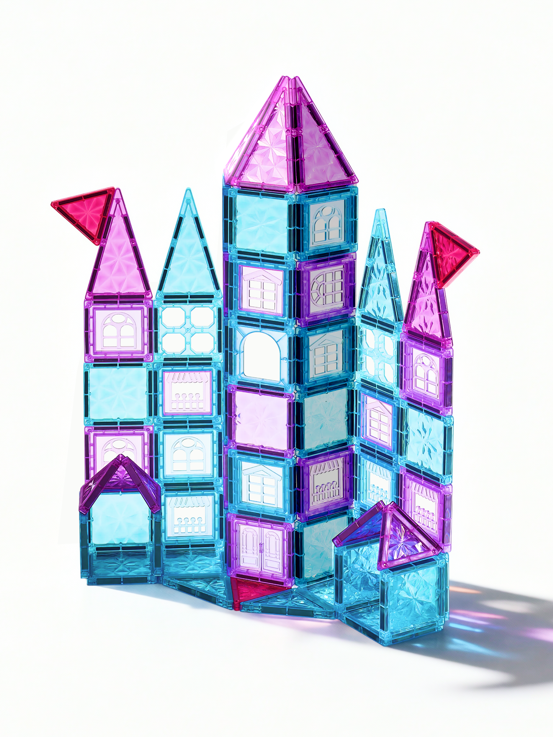 Конструктор SAYFUN toys Волшебный замок 100 магнитный 100 дет. - фото 15