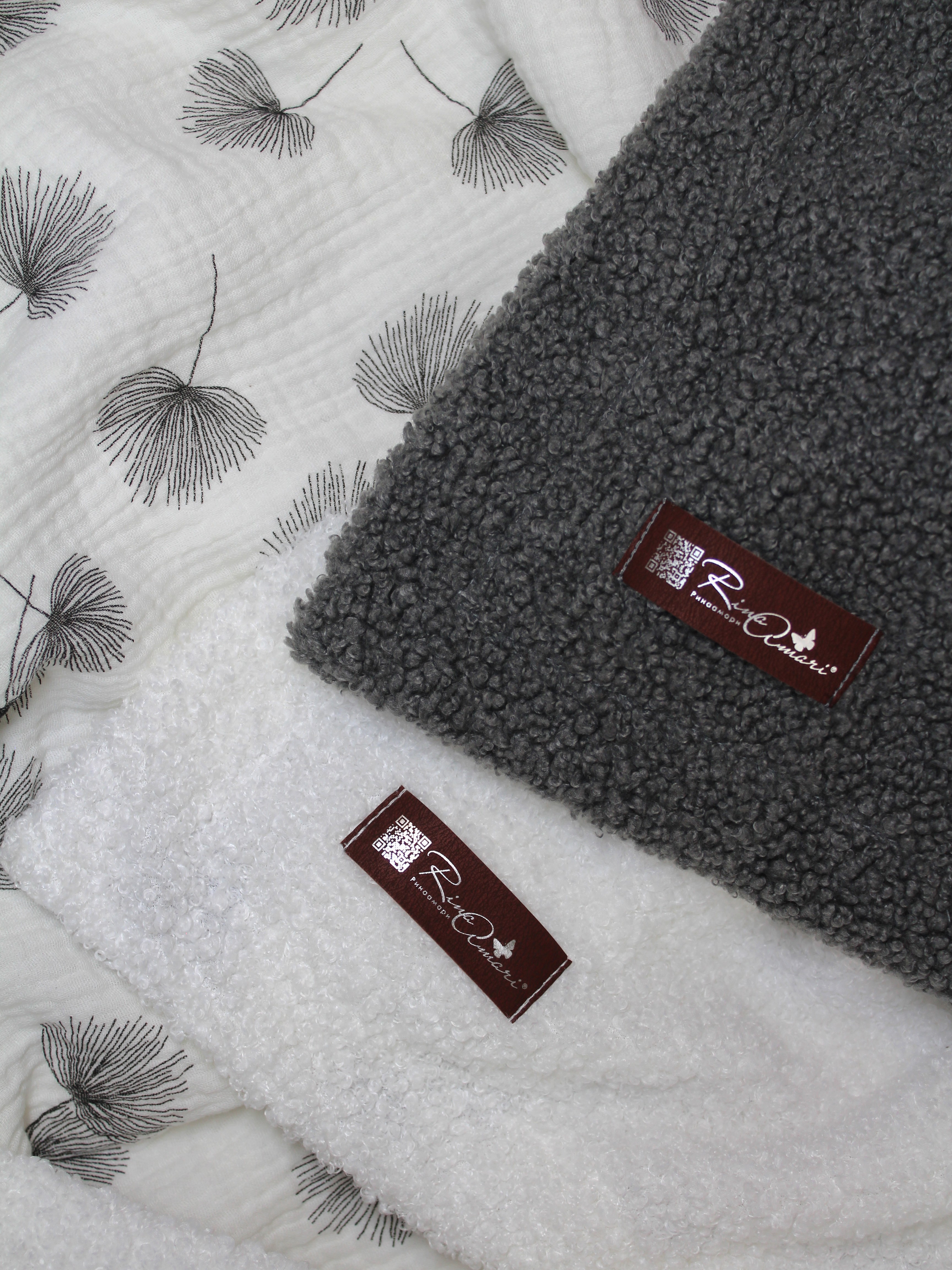 Плед RinaAmari Сахар 100 x 75 см хлопок - фото 13