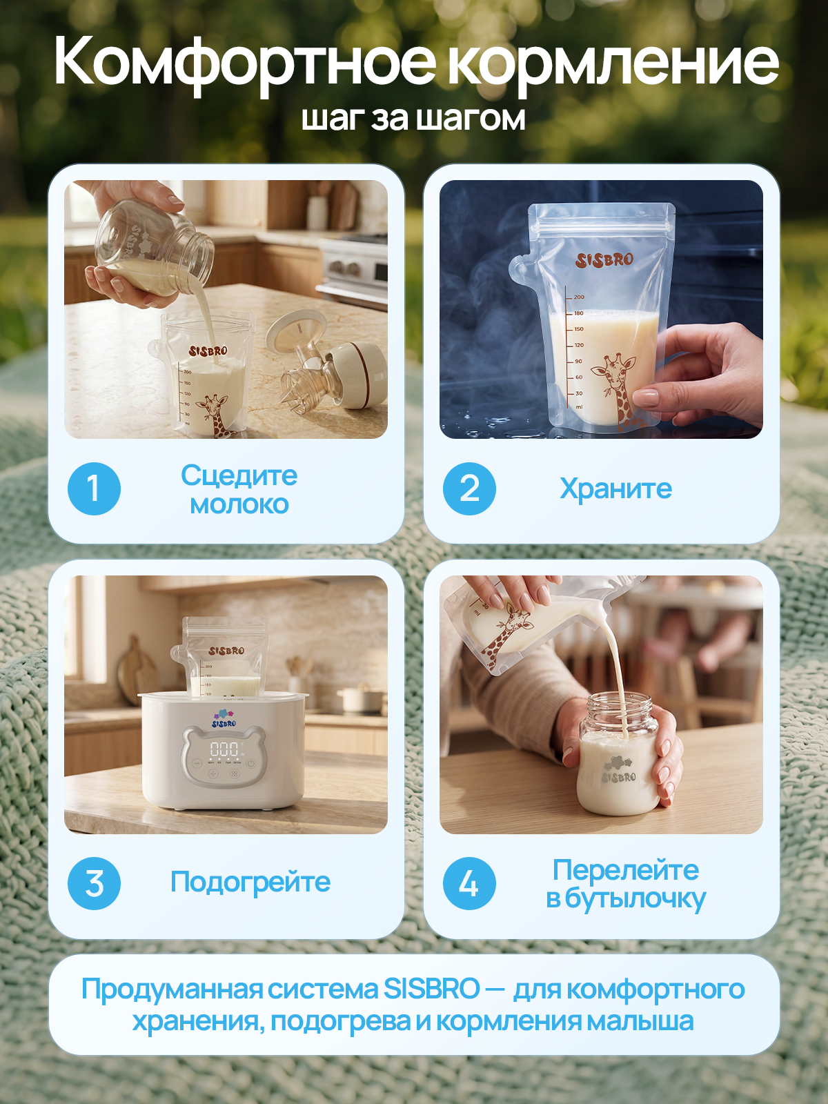 Бутылочка SISBRO 180 мл - фото 10