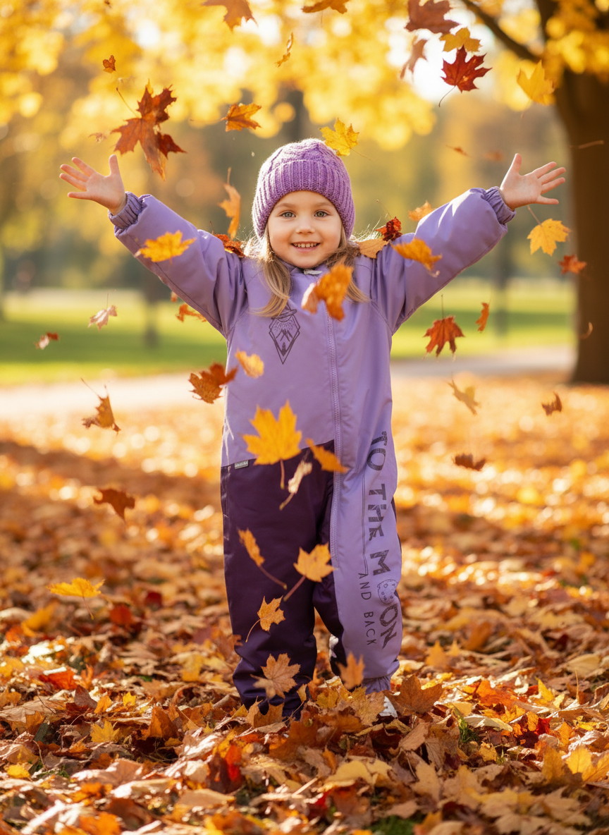 Комбинезон Arctic kids 30-037 сирень - фото 2