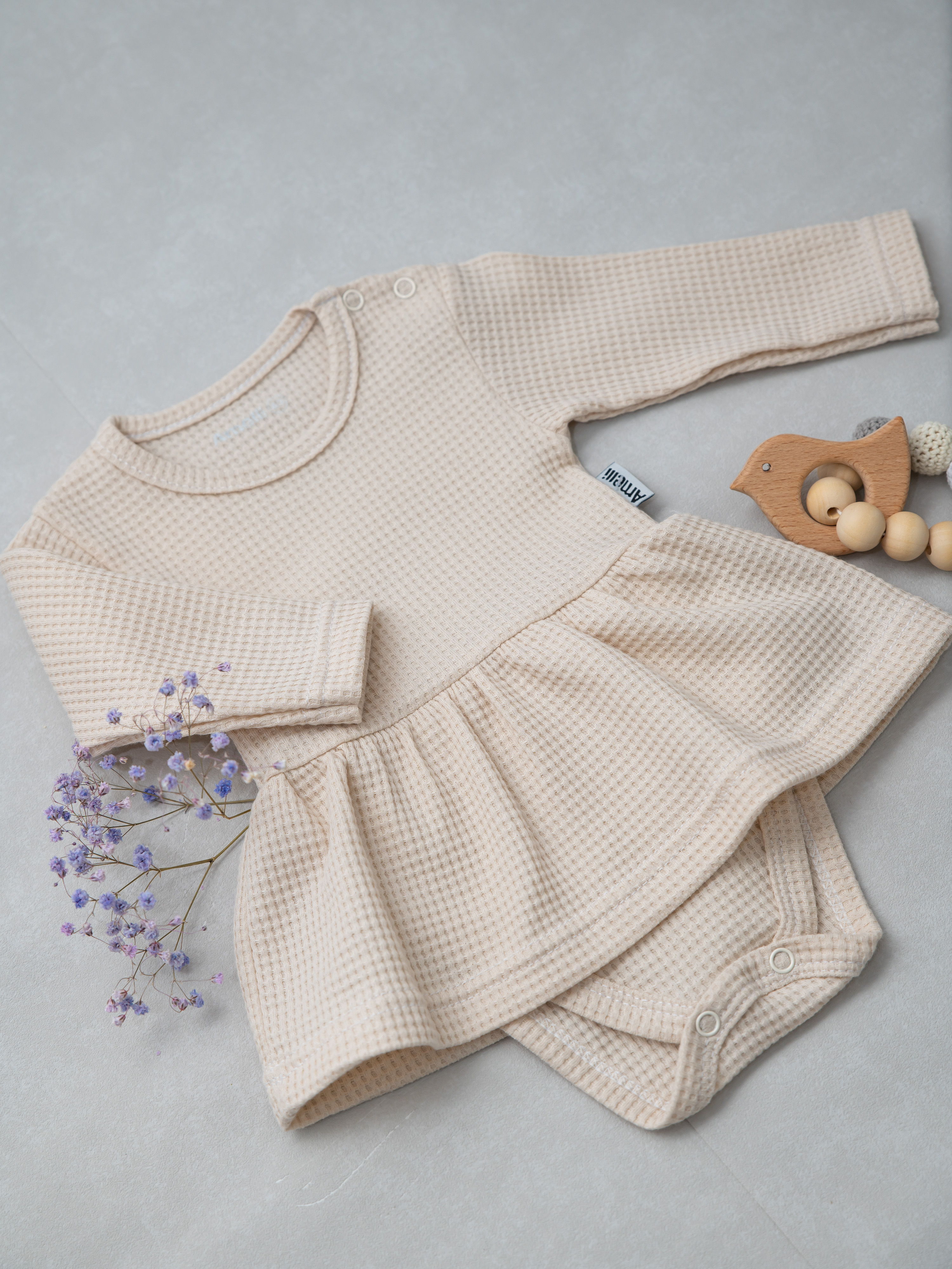 Боди-платье Amelli 290.035.0.0.090беж - фото 2