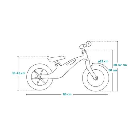 Двухколесный беговел Lionelo 12 дюймов