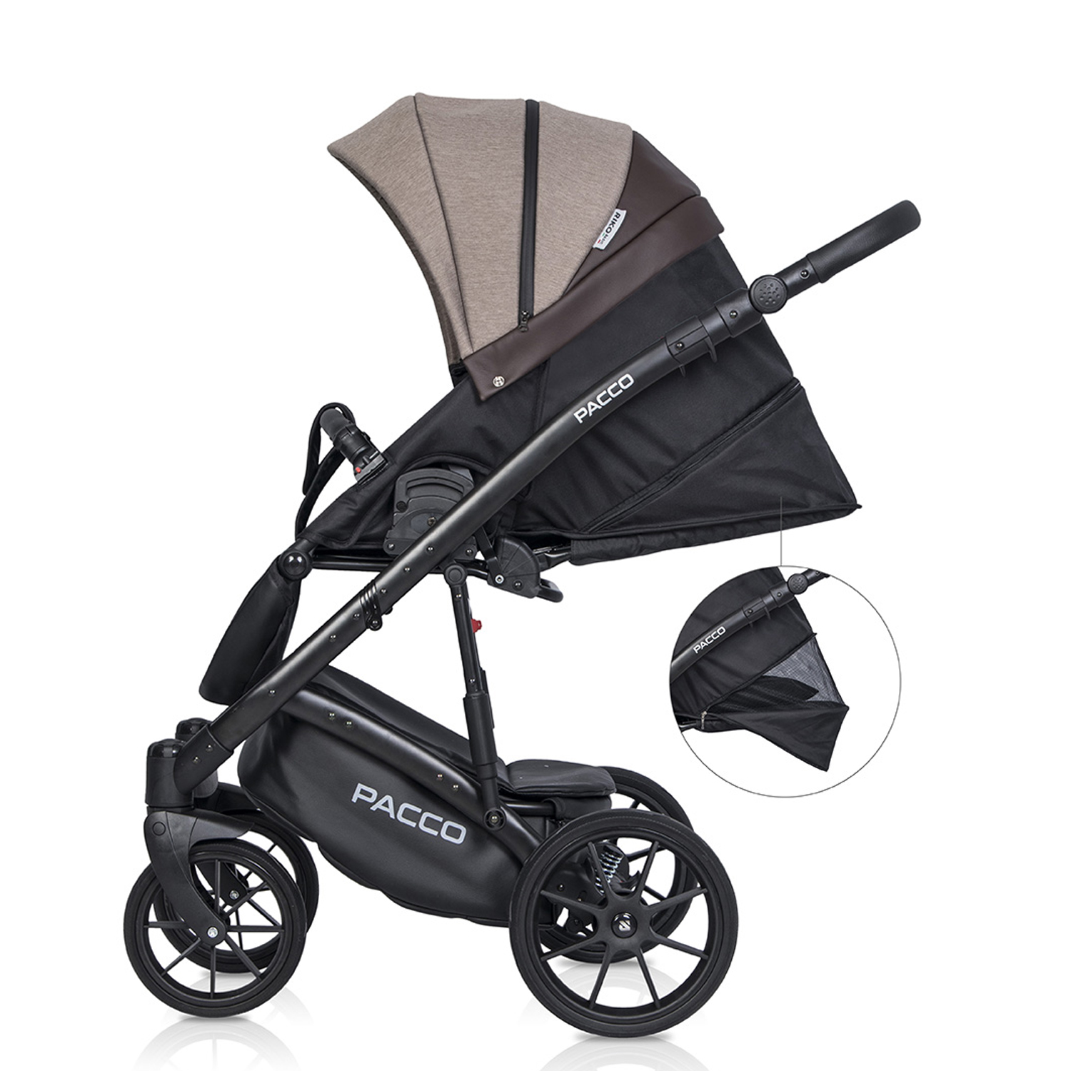 Коляска 3в1 Riko Basic Pacco - фото 6
