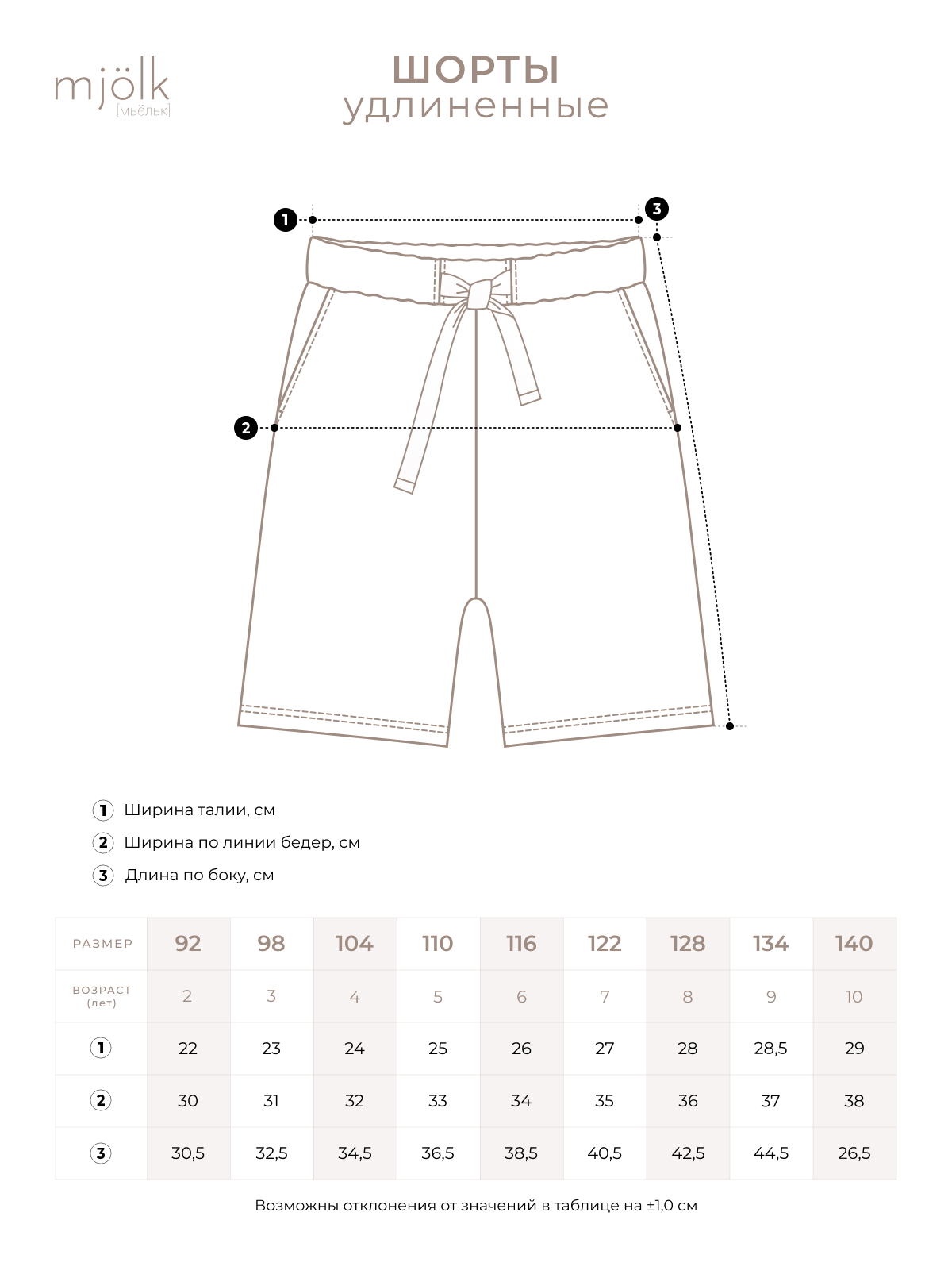 Шорты Mjolk 319231 - фото 4