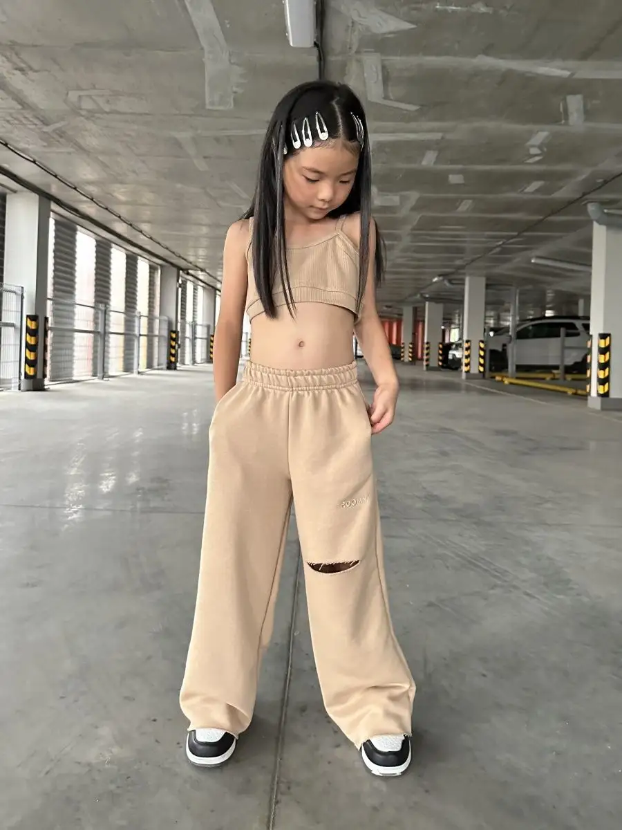 Брюки ROOMY ESSENCE STREETjog/beige - фото 15