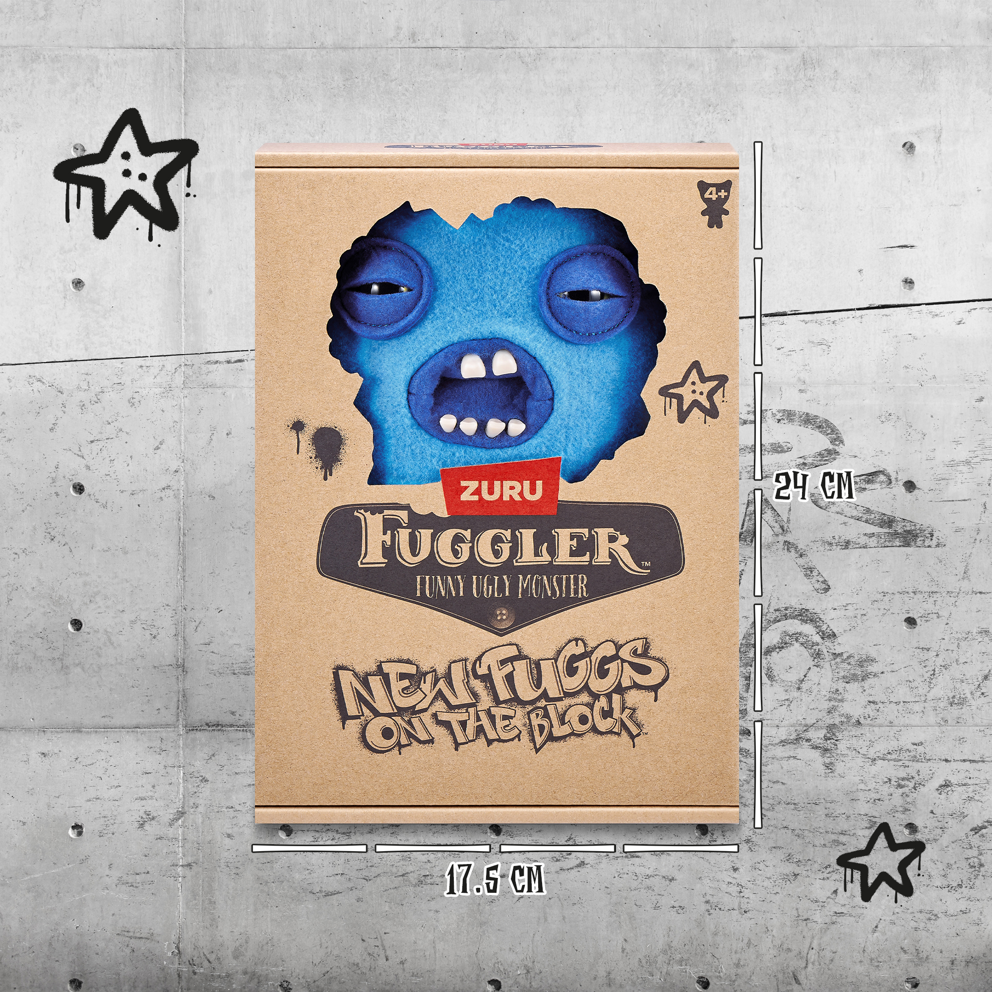 Игрушка мягкая FUGGLER Устрашающая треска Коварный сосед 24см 15713N - фото 3
