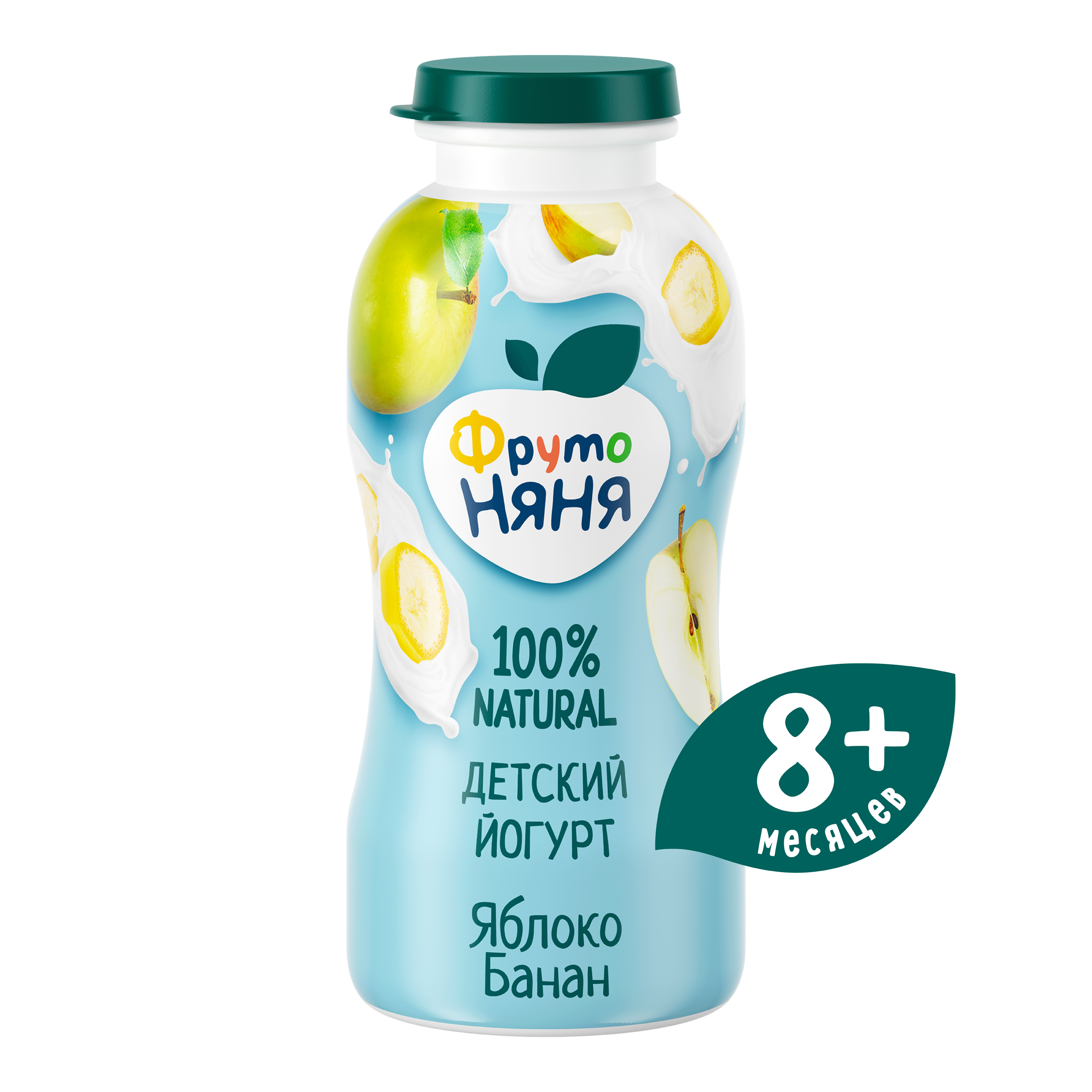 Йогурт ФрутоНяня с яблоком и бананом 2,5% 2,0 л с 8 месяцев - фото 3
