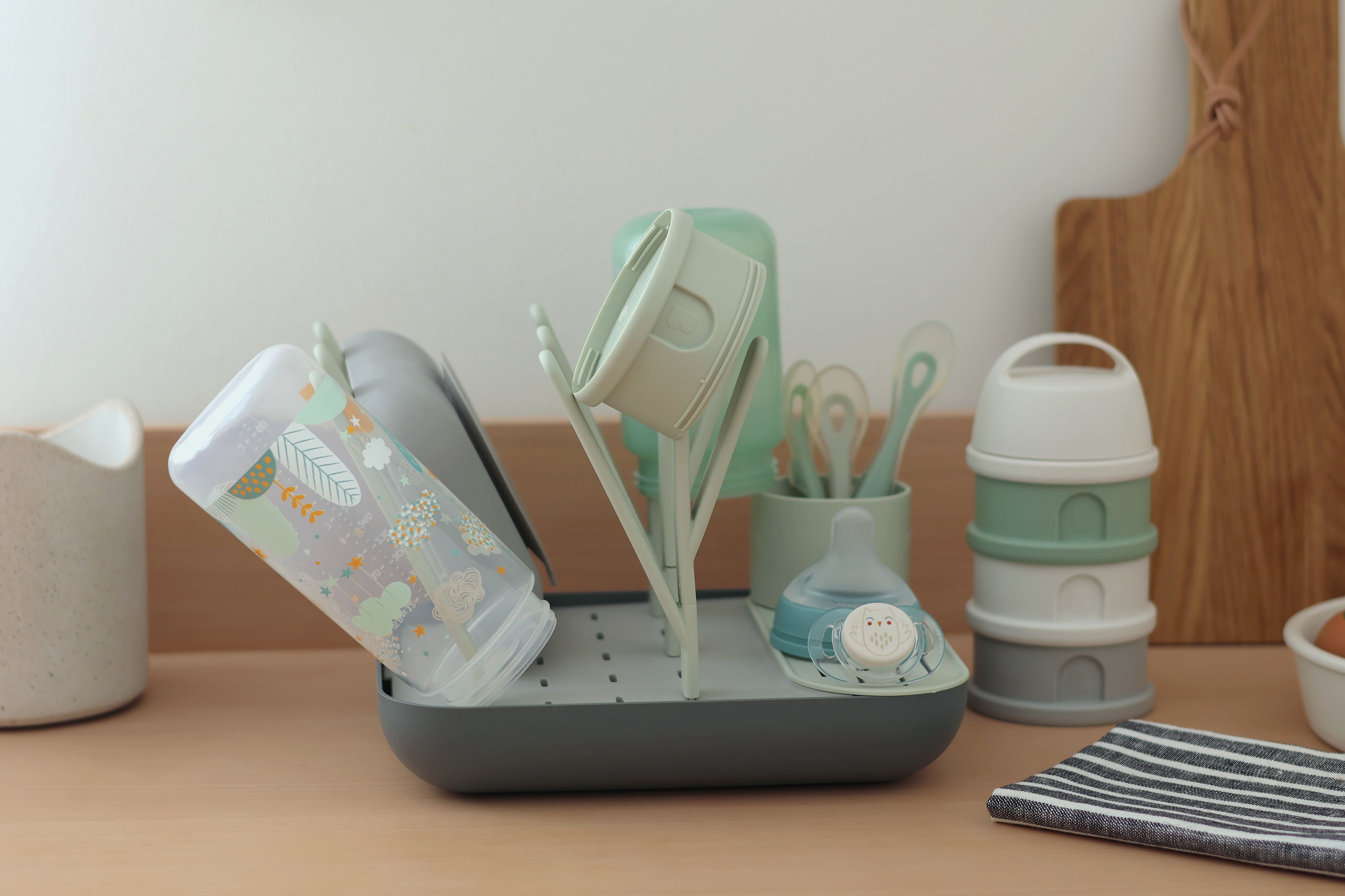 Сушилка BEABA для детских бутылочек серая - фото 20