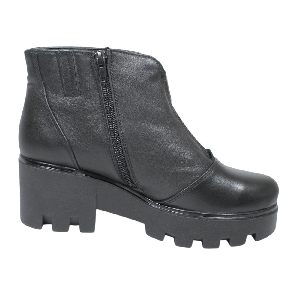 Полусапоги Europen 1671Б-SV EUROPEN Полусапоги женские,черный кожа - фото 2