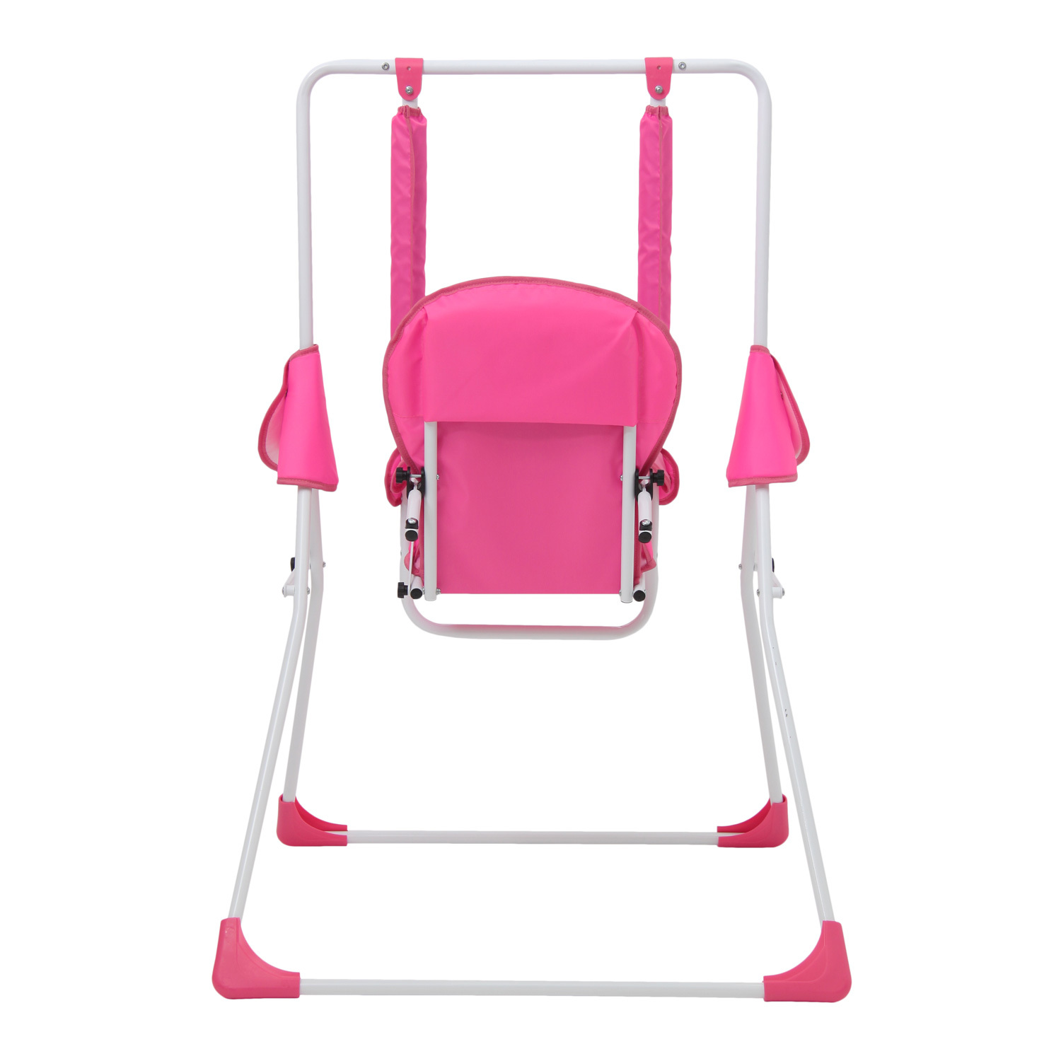 Качели Polini kids Disney baby Минни Маус с вышивкой Розовый - фото 5