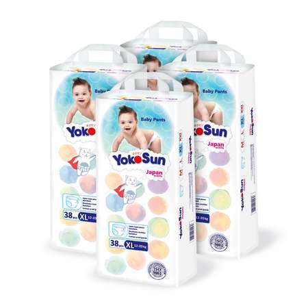 Трусики YokoSun XL (12-20 кг) 152 шт.