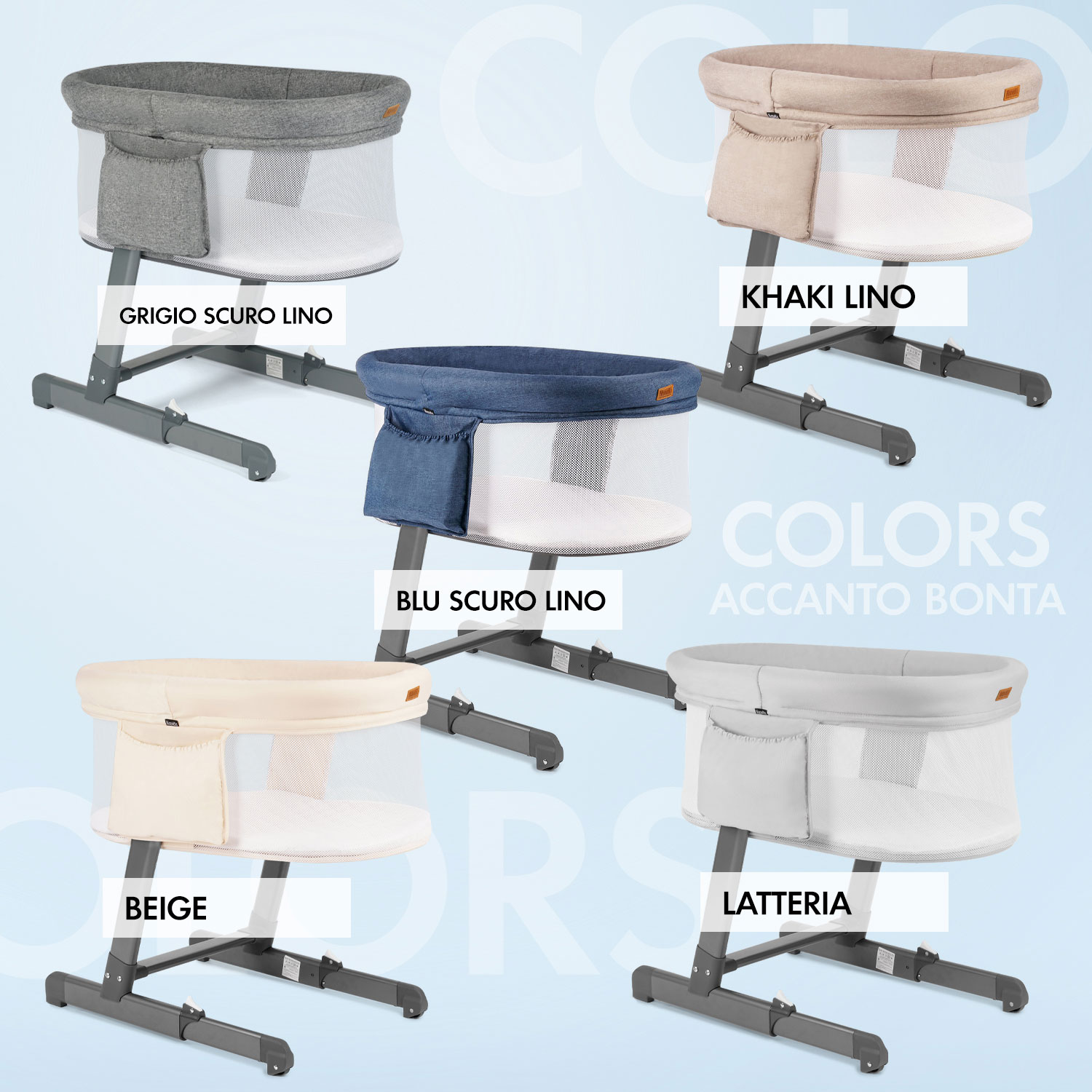 Колыбель Nuovita Accanto Bonta синий - фото 6