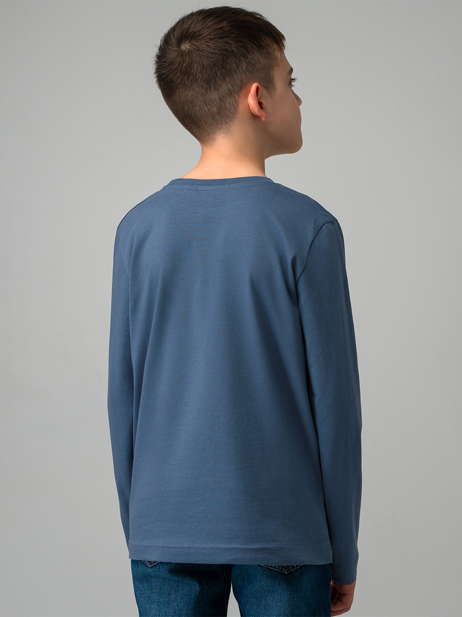 Лонгслив BONITO KIDS SS6096джинсовый - фото 4