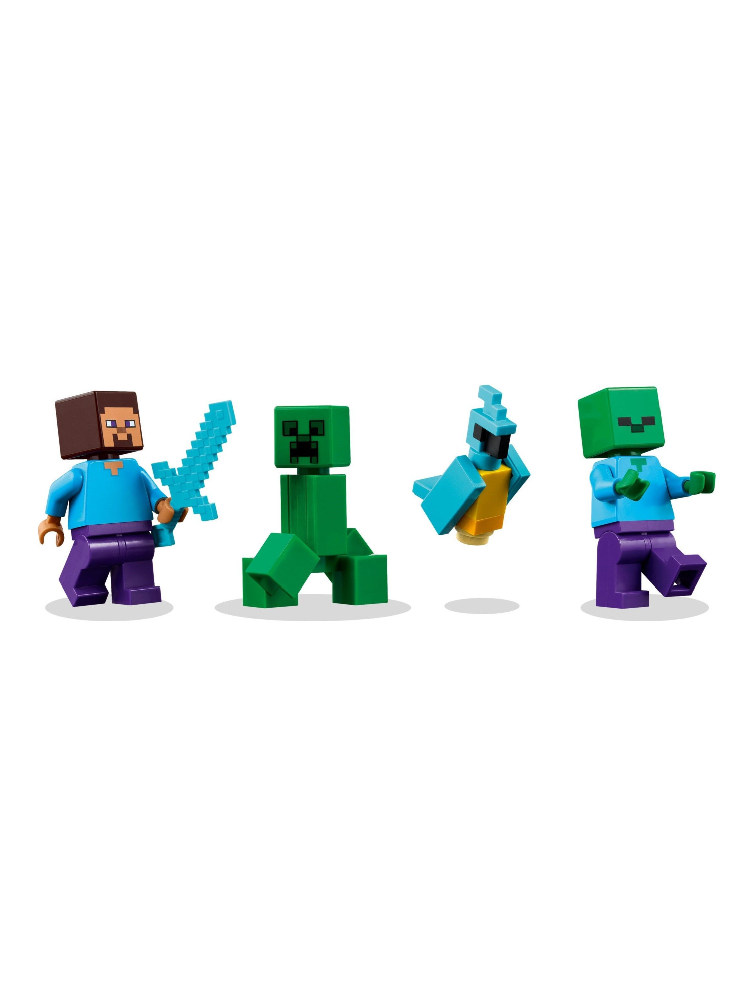 Конструктор LEGO Minecraft Дом из динамита в джунглях 287 дет. - фото 9