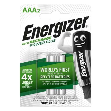 Аккумулятор ENERGIZER 700мАч LR03 AAA FSB 2 шт