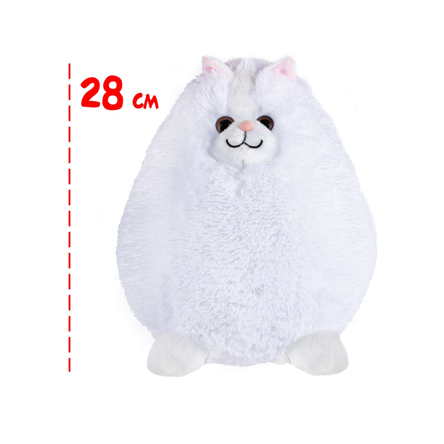 Мягкая игрушка Fancy котик Снежок 31 см - фото 8