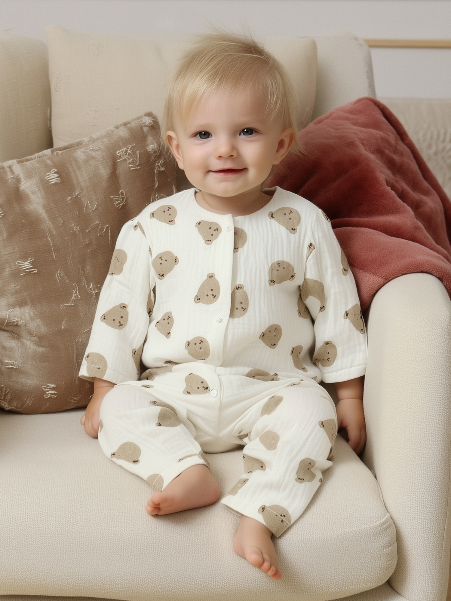 Комбинезон СОННЫЙ ГНОМИК 1003/44 - фото 1