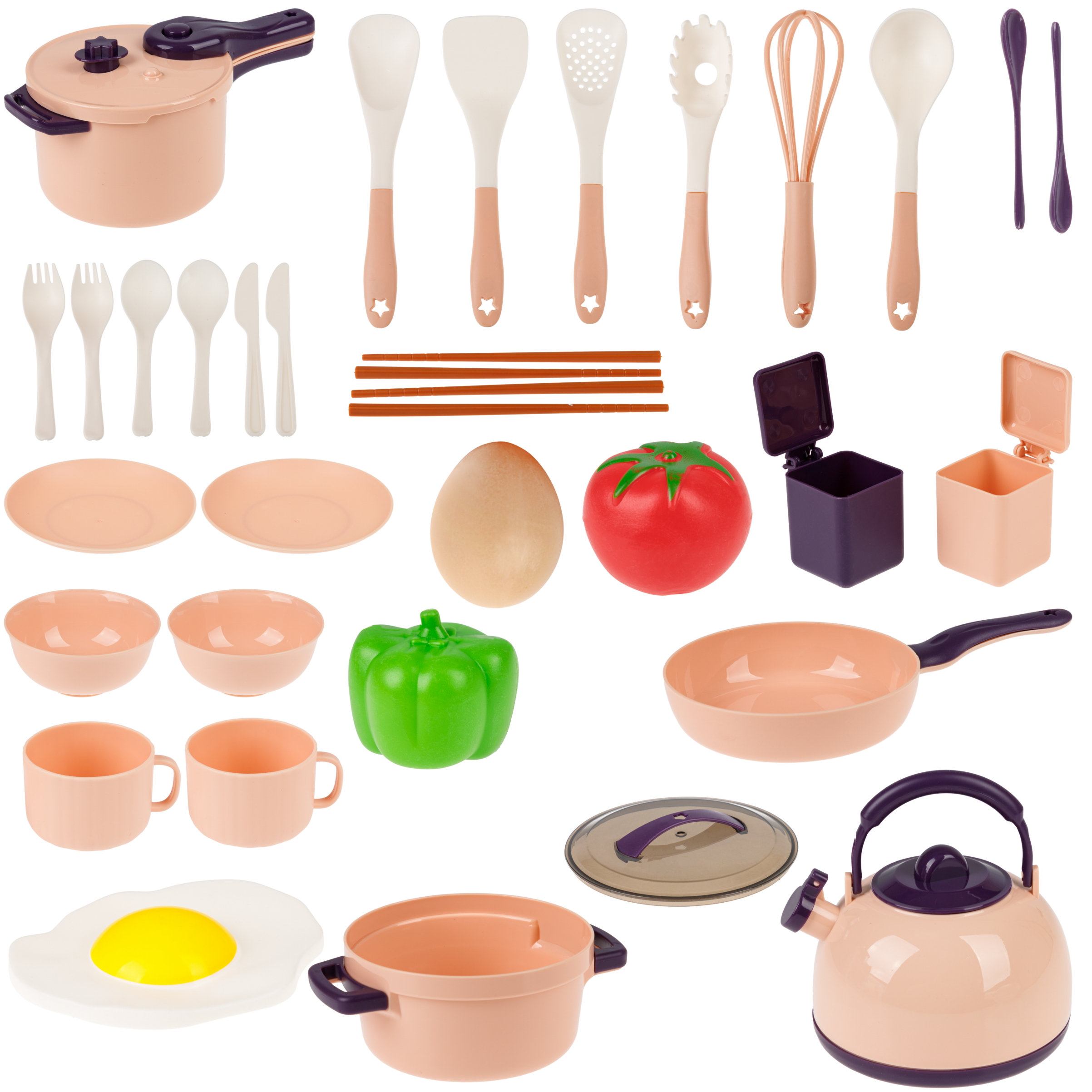 Игрушка 1TOY мультиварка, посуда, продукты 38 предм. - фото 10