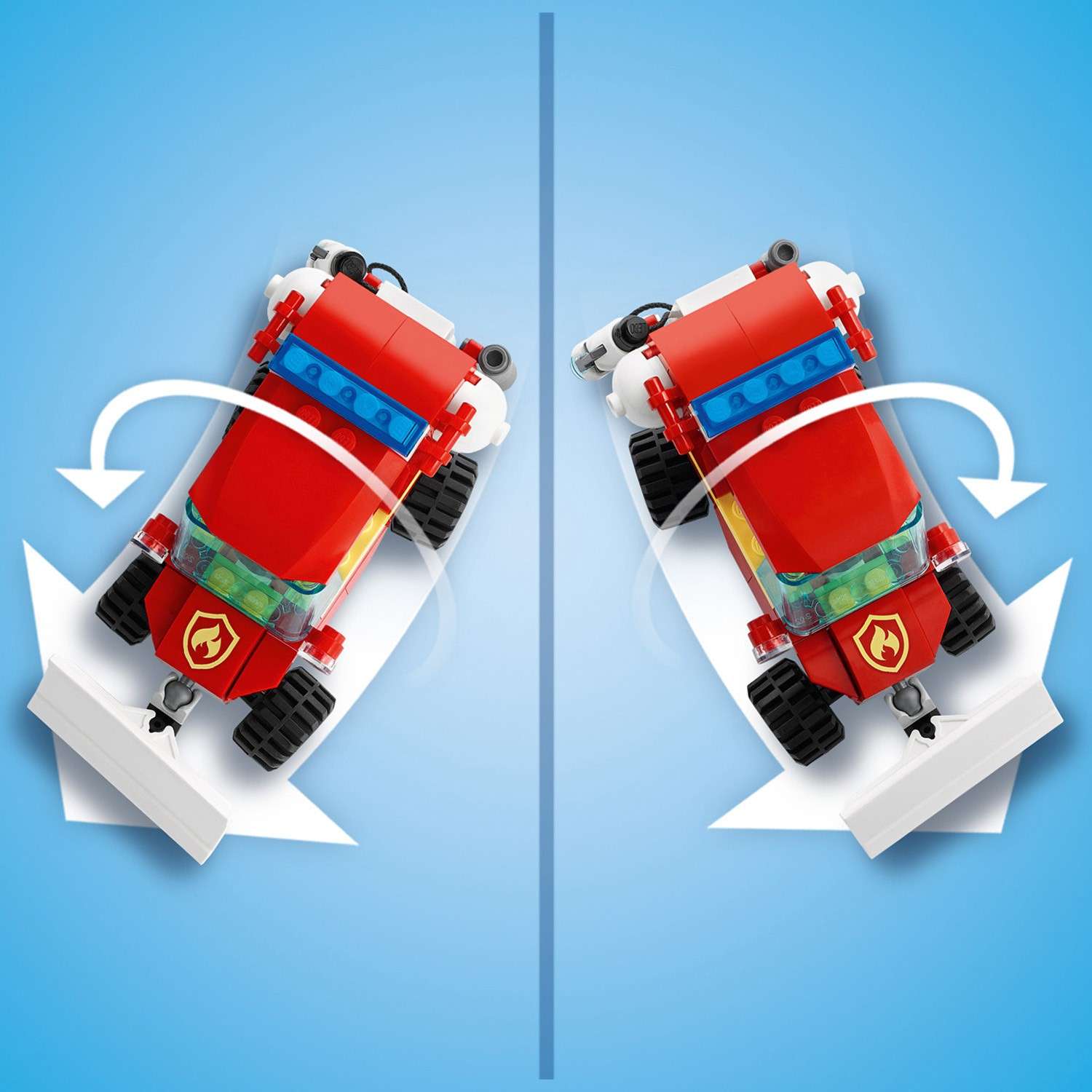Конструктор LEGO City Fire Пожарный автомобиль блочный - фото 7
